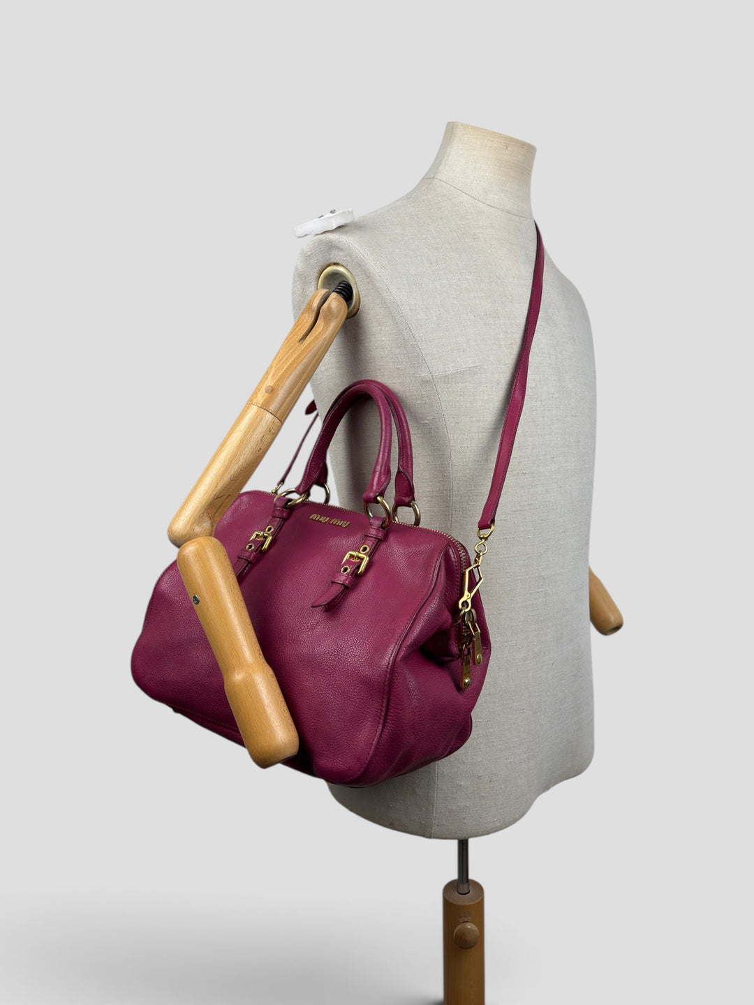 Miu Miu Vitello Lux Bauletto Hand / Crossbody-Bag