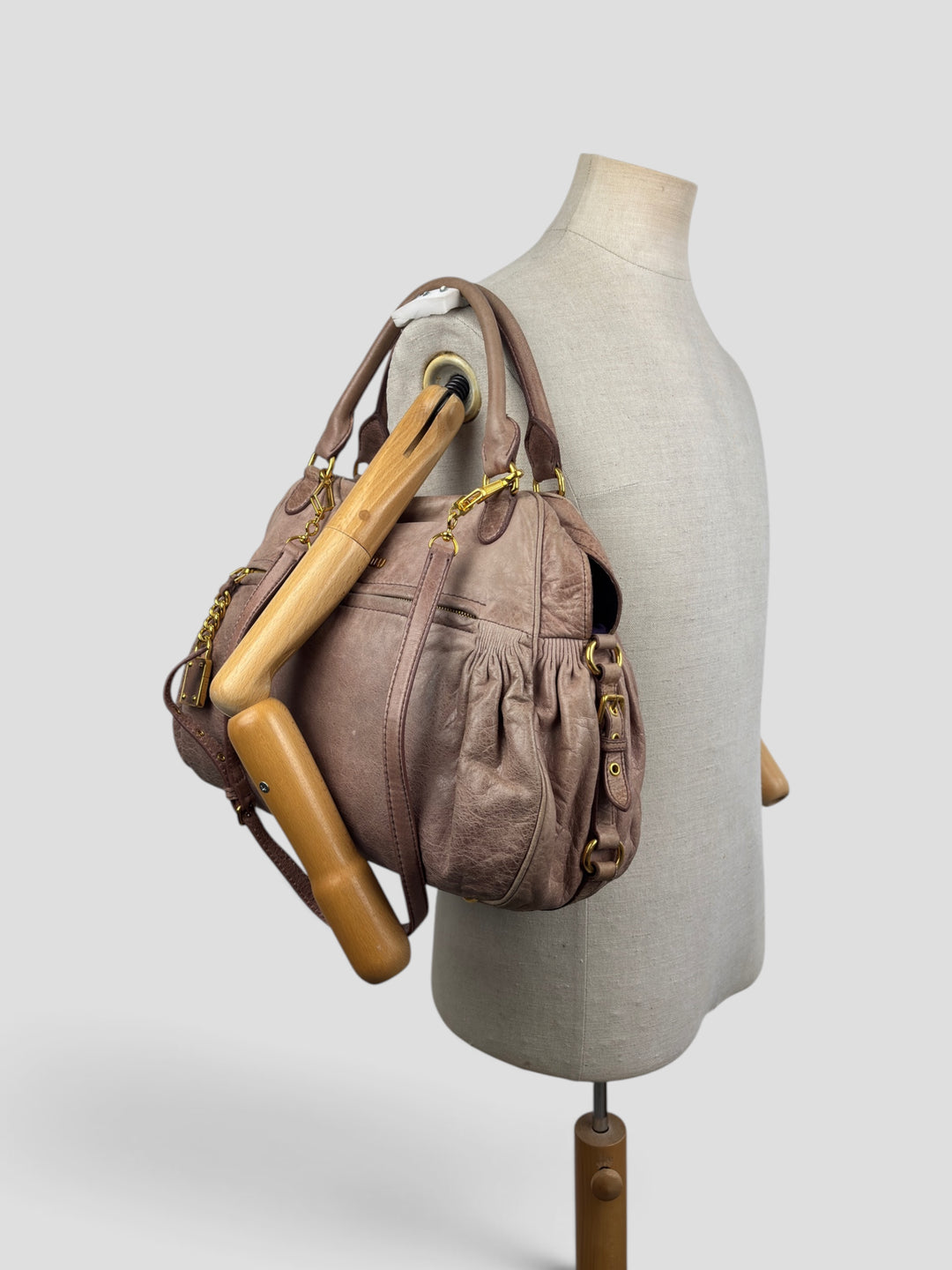 Miu Miu Vitello Lux Bow Bag Shoulder / Crossbody-Bag