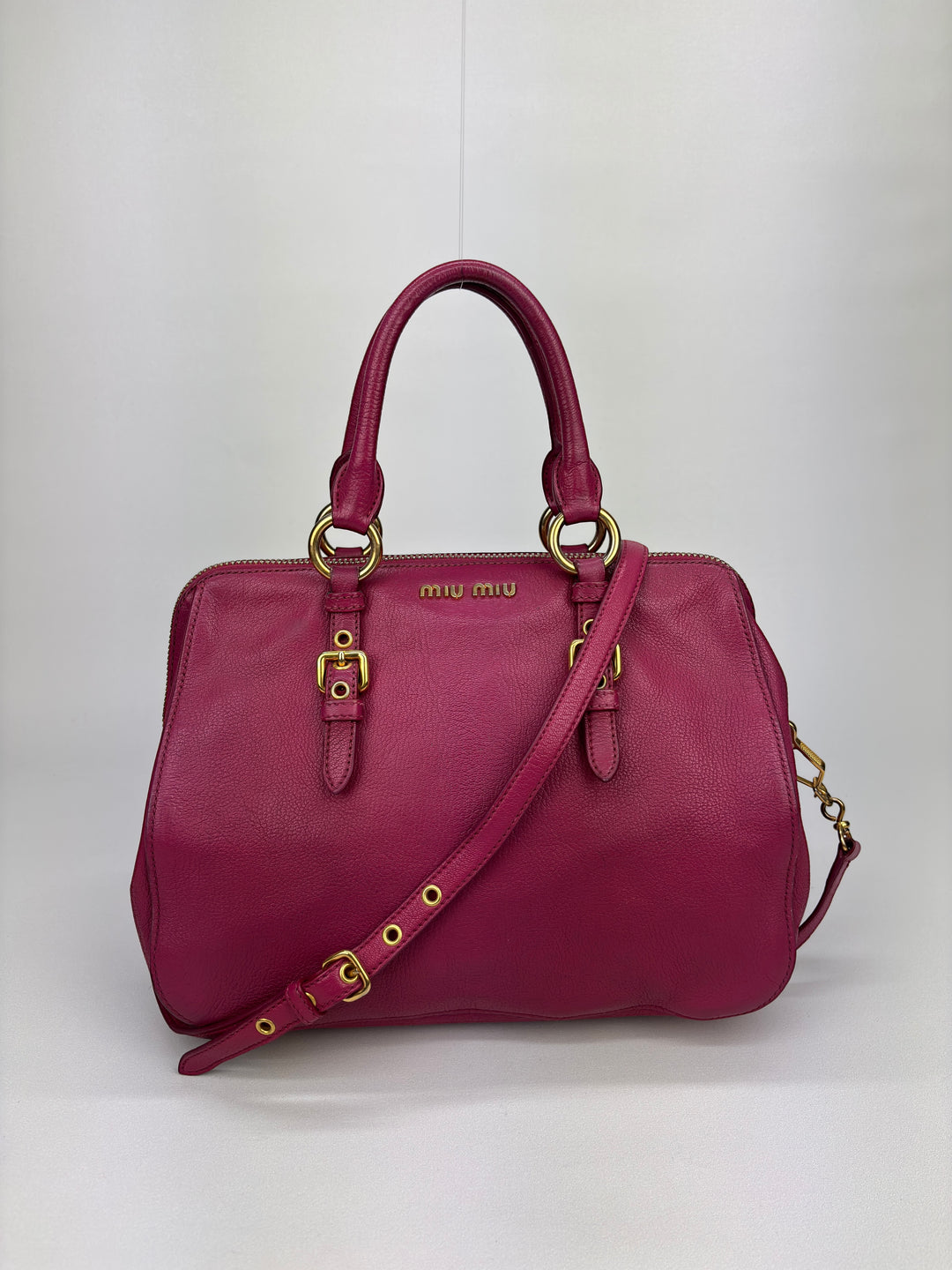 Miu Miu Vitello Lux Bauletto Hand / Crossbody-Bag