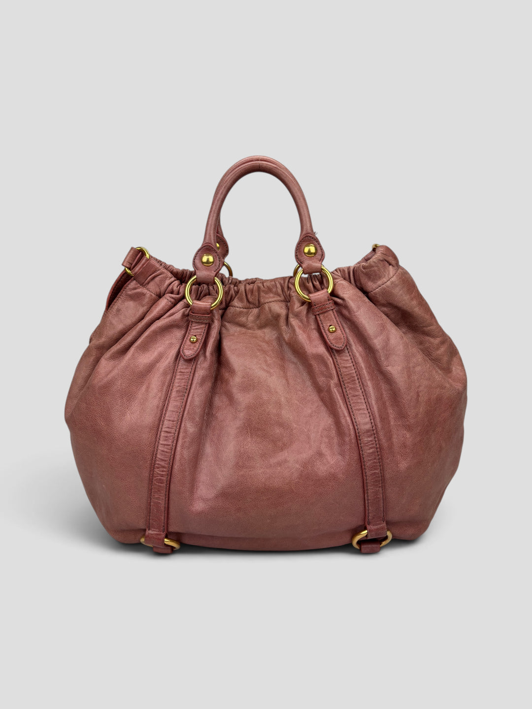 Miu Miu Vitello Lux Hobo / Handbag