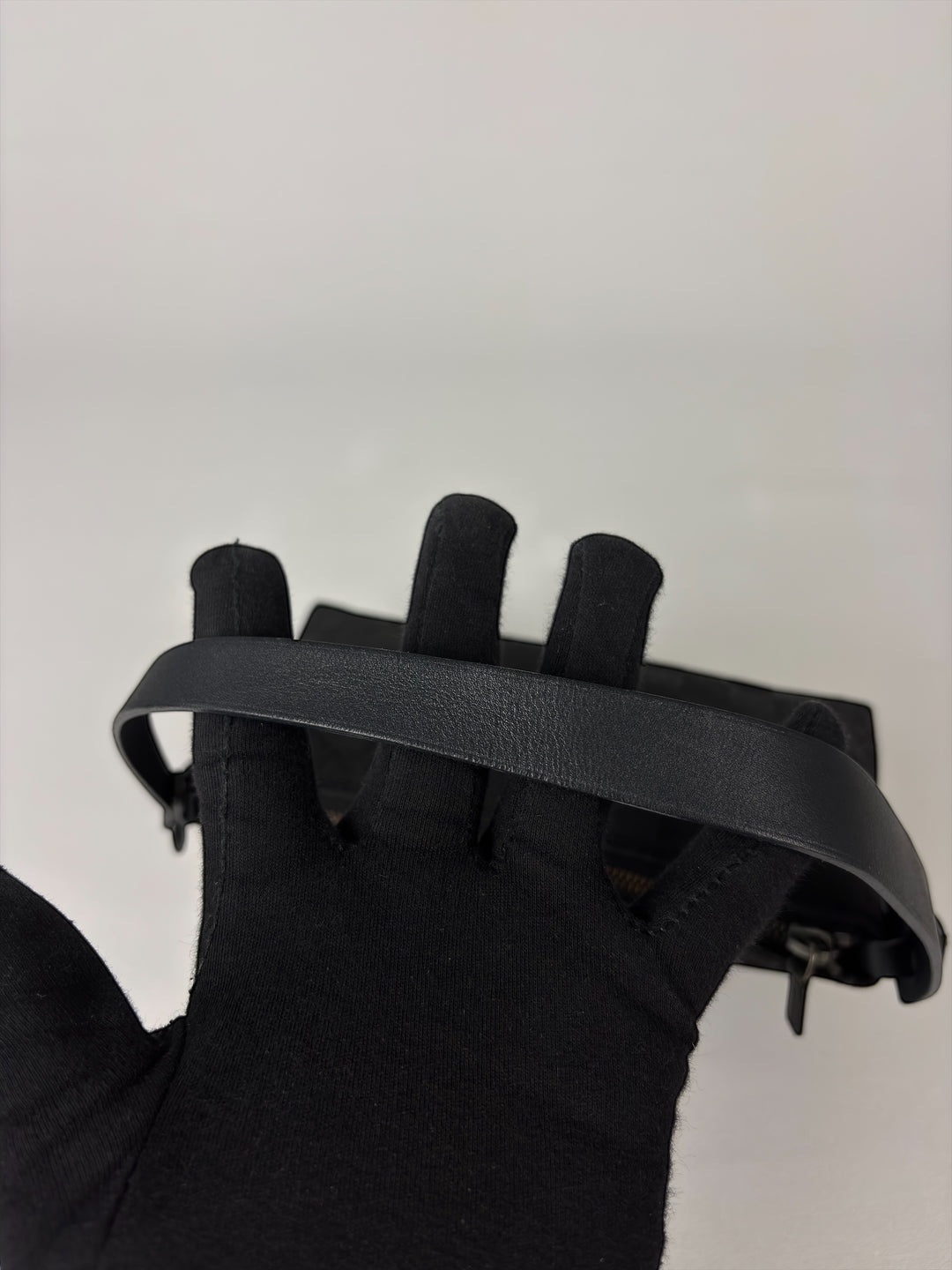 Gucci GG Canvas Mini Baguette Shoulder Bag