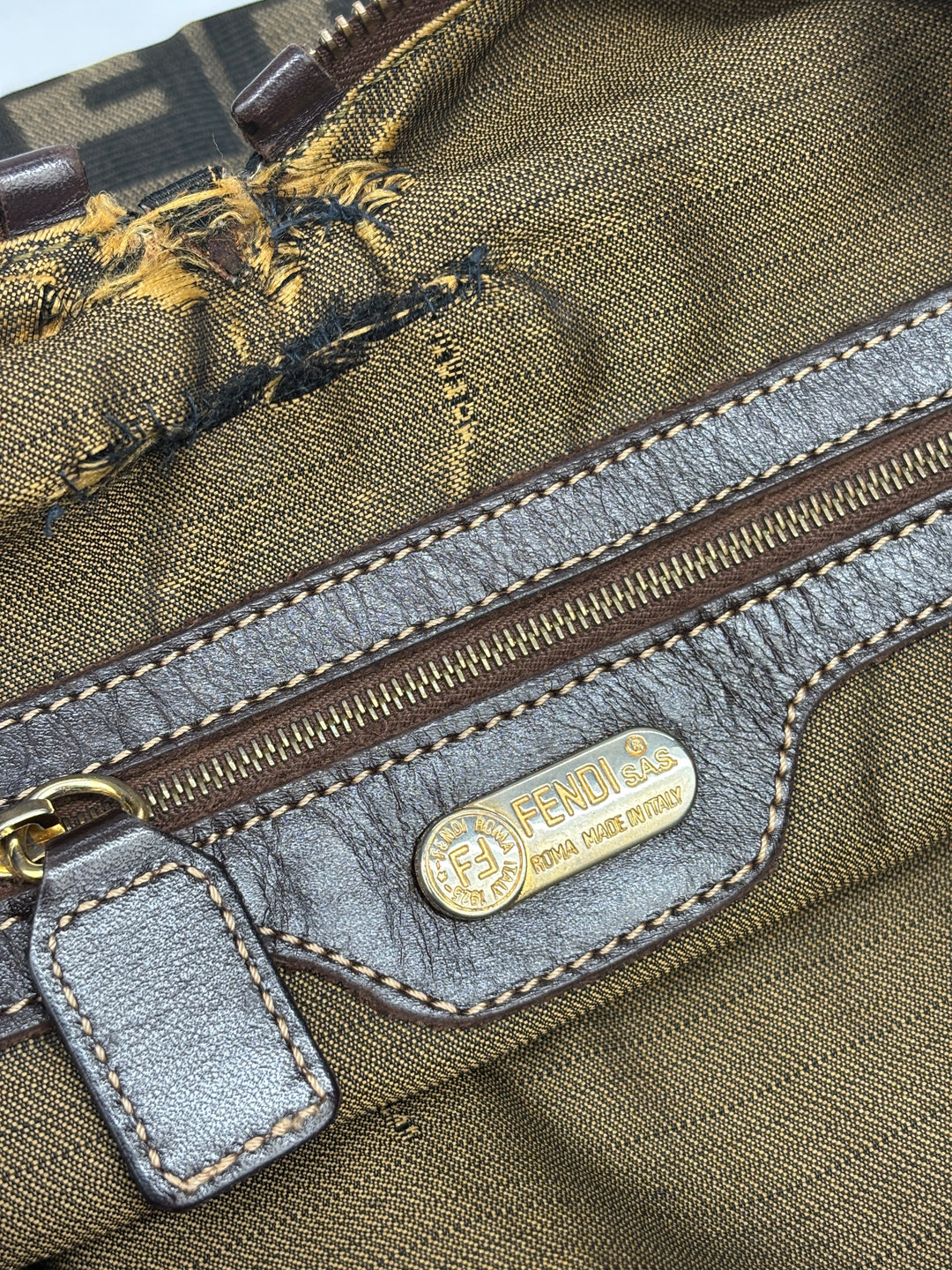 Fendi Vintage Zucchino Hobo / Shoulder-Bag