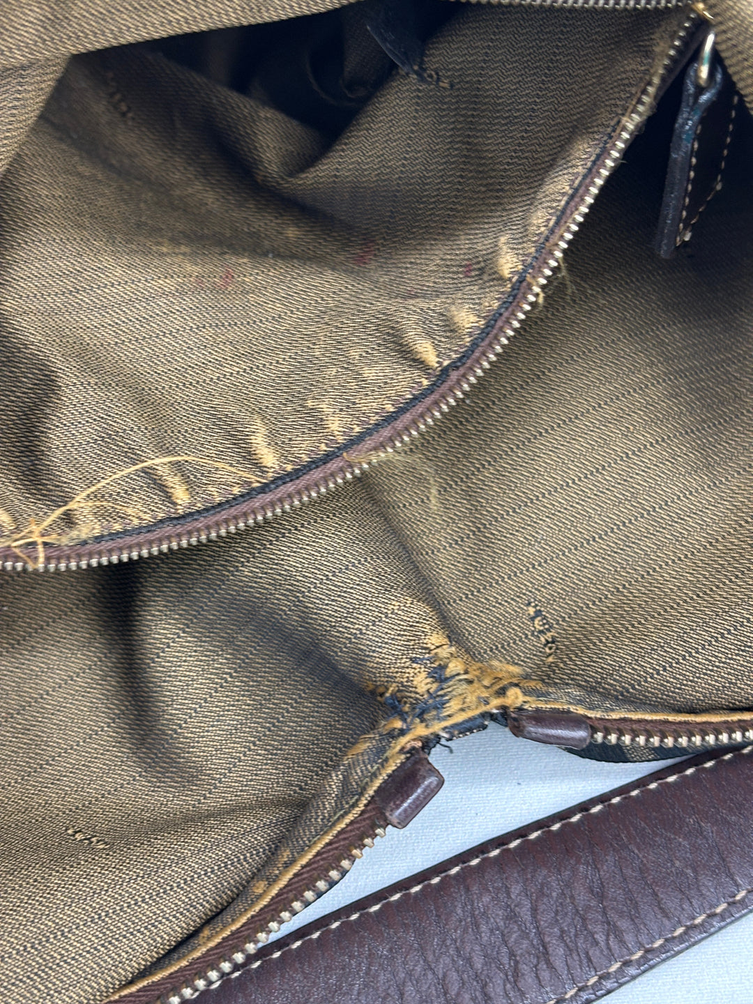 Fendi Vintage Zucchino Hobo / Shoulder-Bag