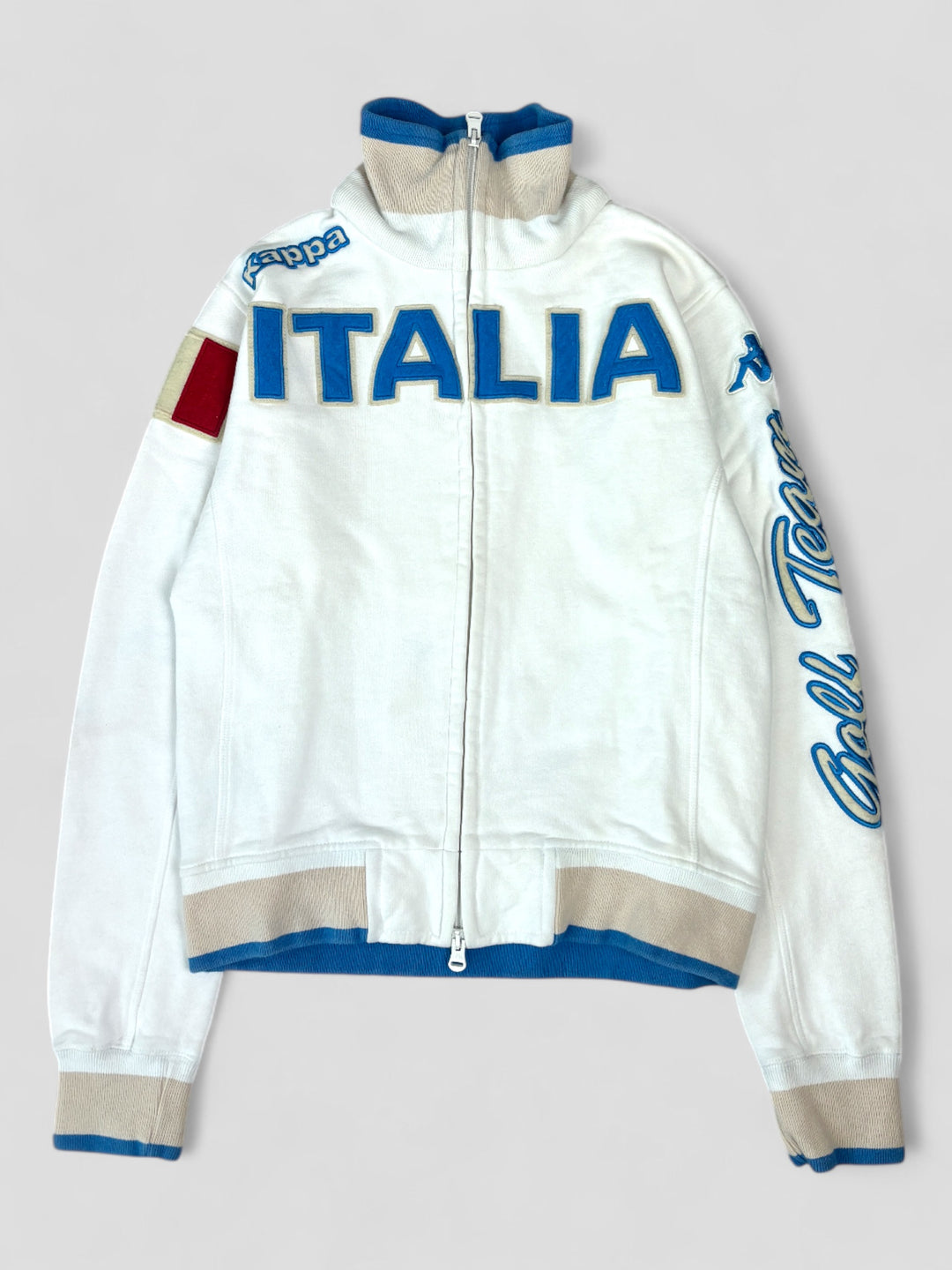 Kappa Italia Full Zip Sweater (XS) - SANZVintage - Vintage Designer Fashion