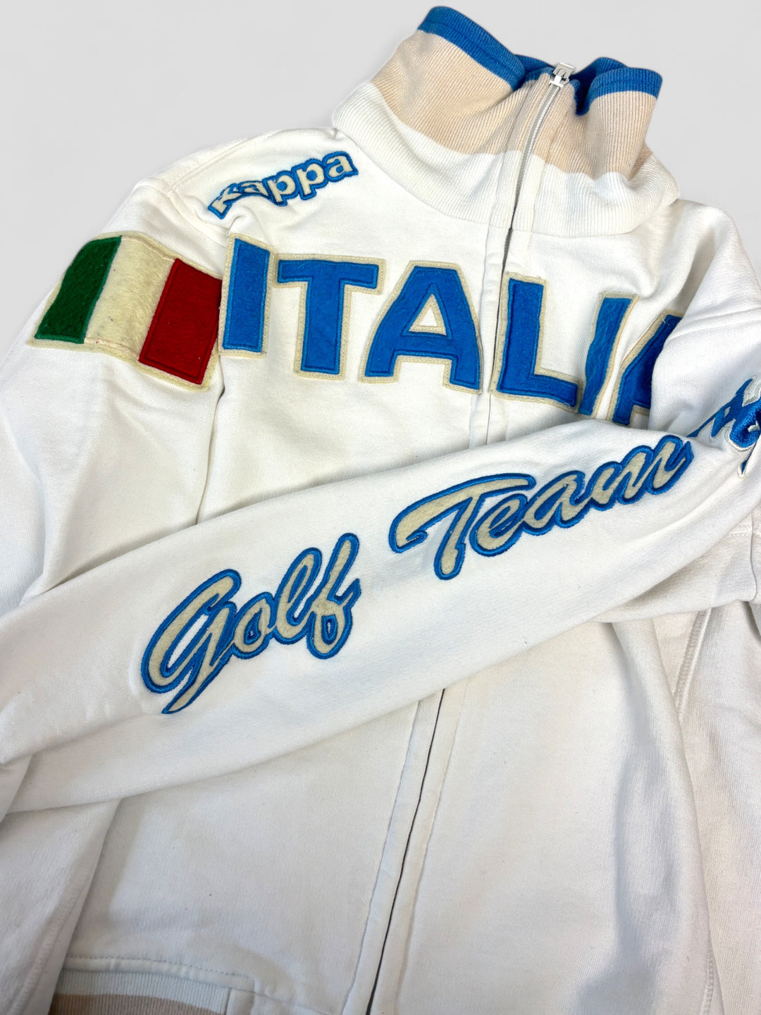 Kappa Italia Full Zip Sweater (XS) - SANZVintage - Vintage Designer Fashion