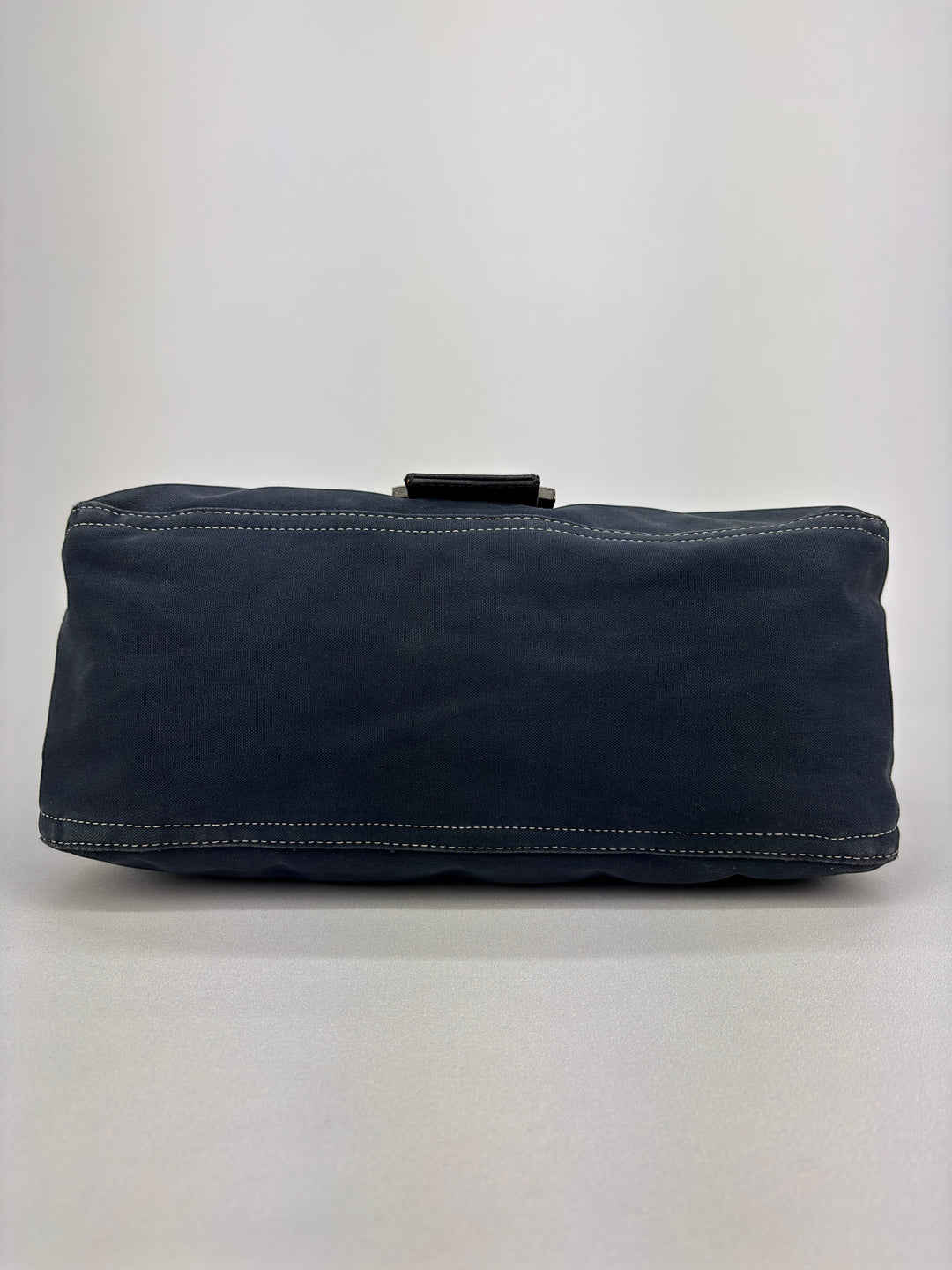 Fendi Mamma Baguette  Denim Shoulder-Bag