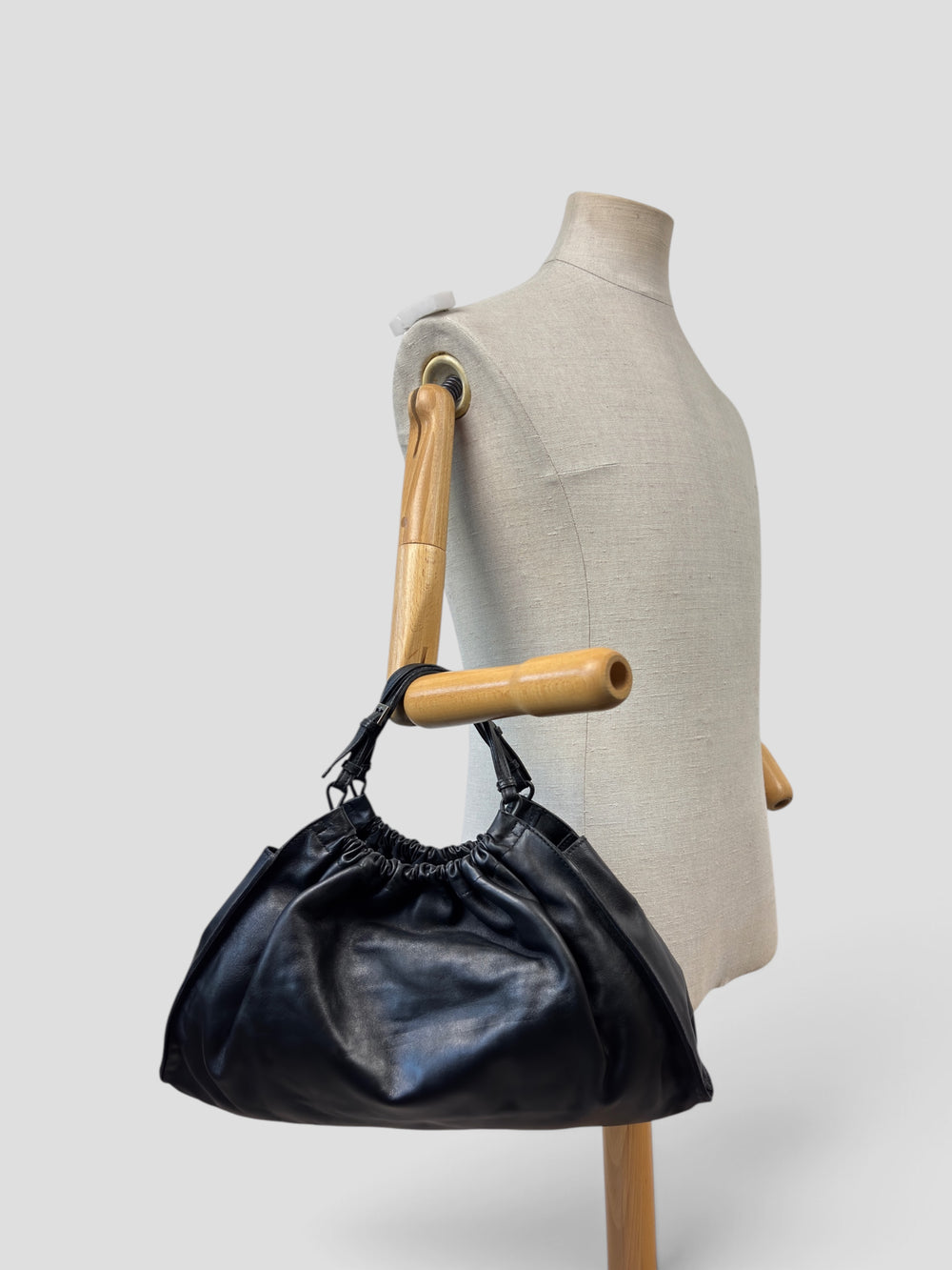 Gucci Gathered Leather Hobo Shoulder Bag