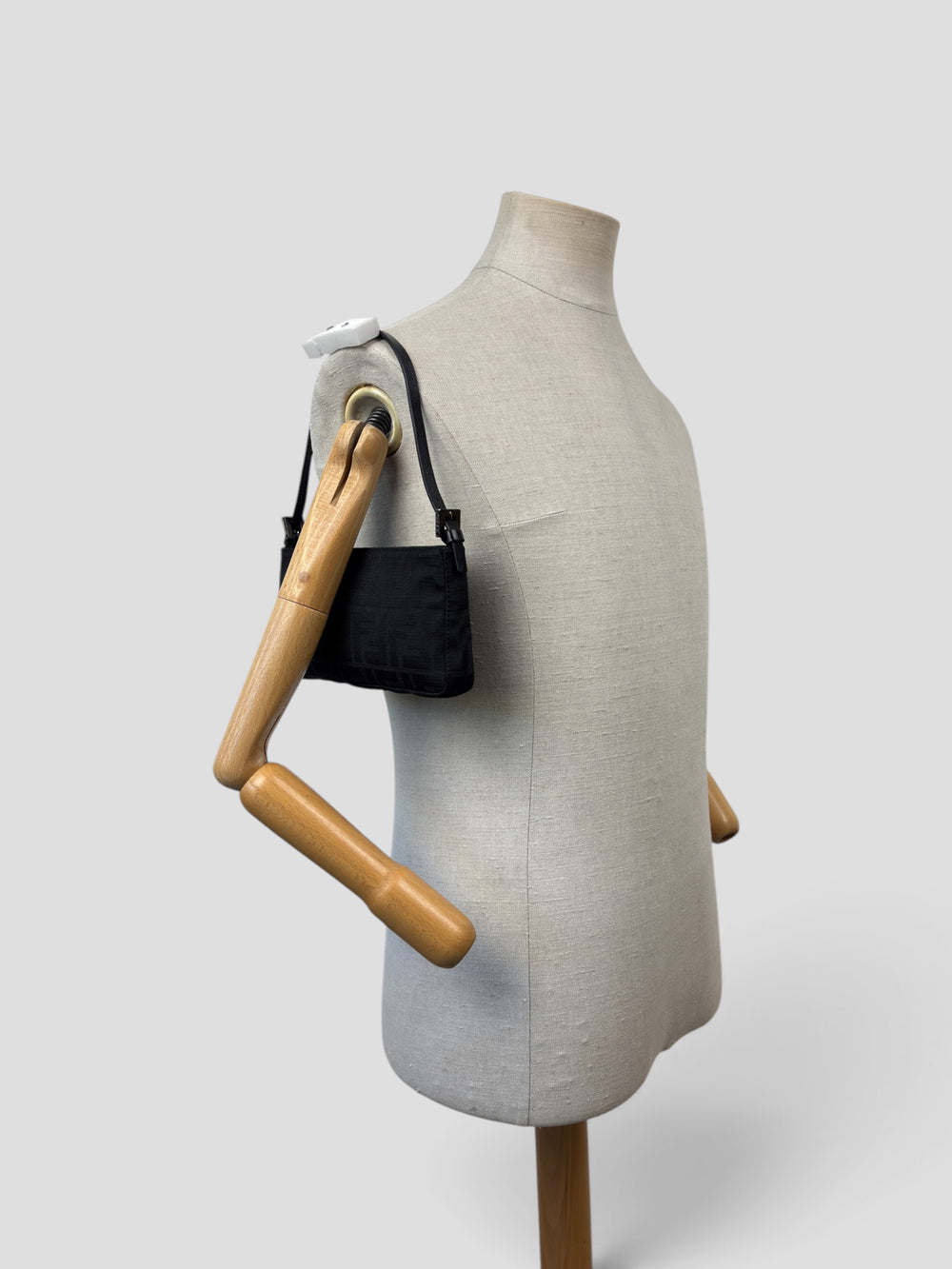 Fendi Zucca Canvas Pochette Shoulder Bag