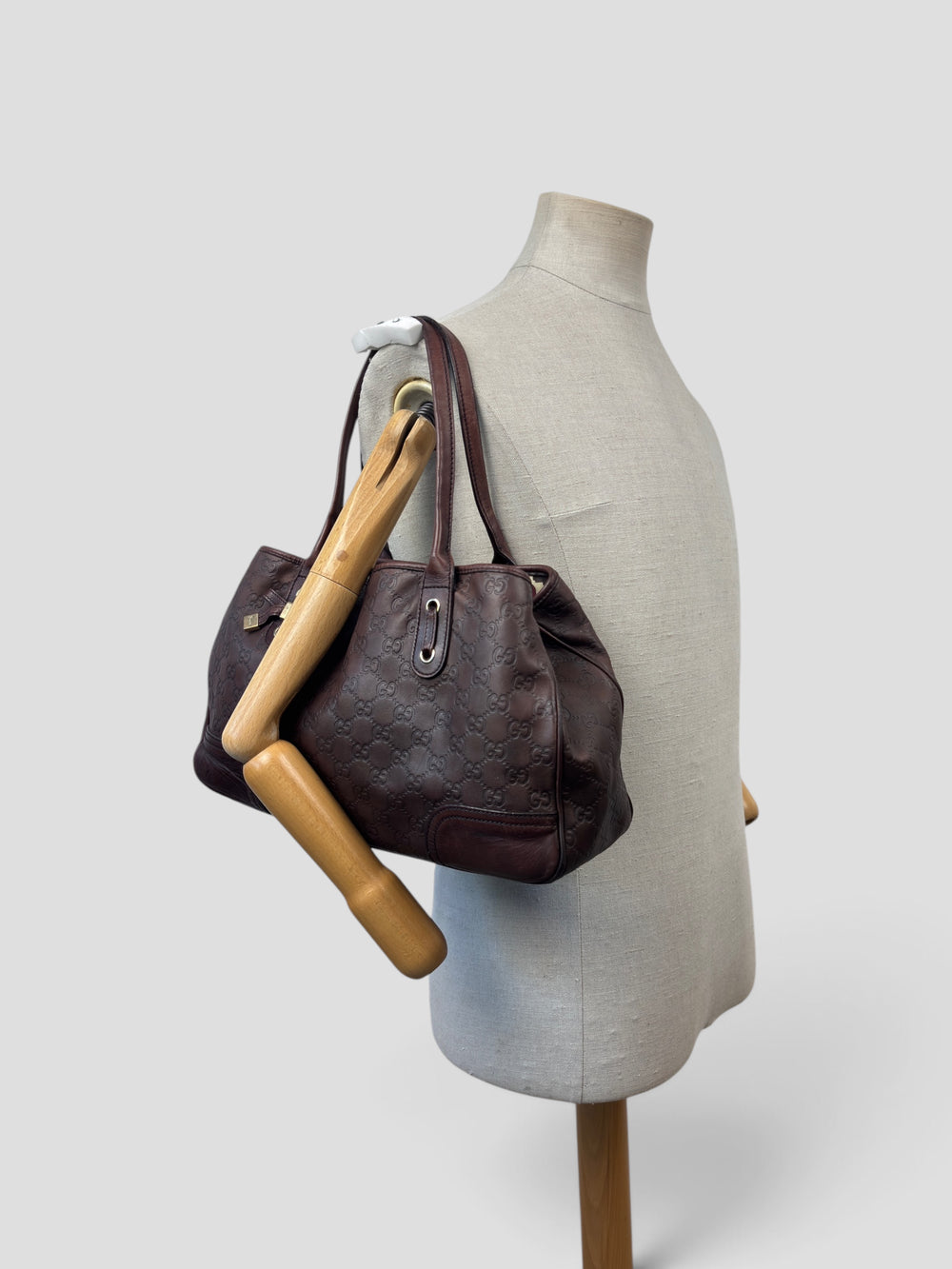 Gucci Princy Guccissima Leather Tote Shoulder Bag