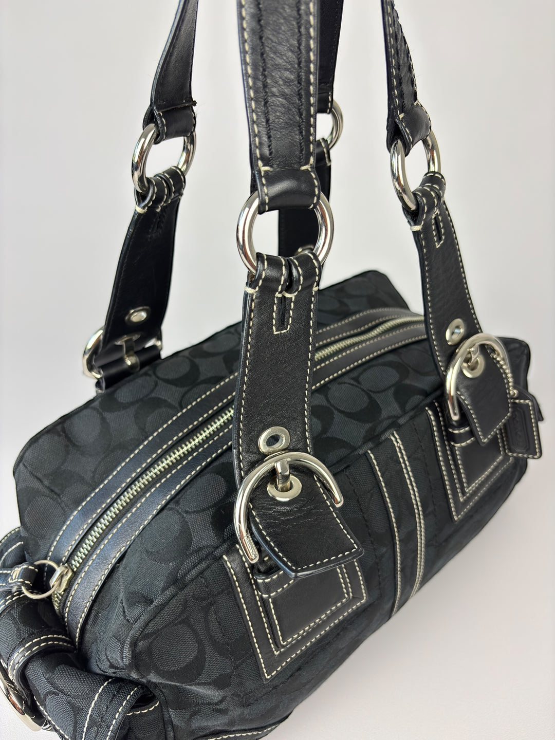 Coach Legacy Signature Buckle Shoulder Bag