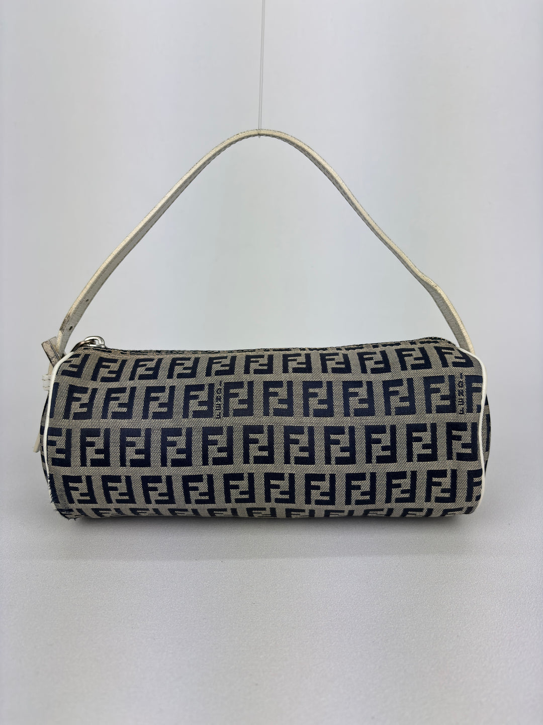 Fendi Zucchino Mini Barrel Pochette / Papillon Handbag