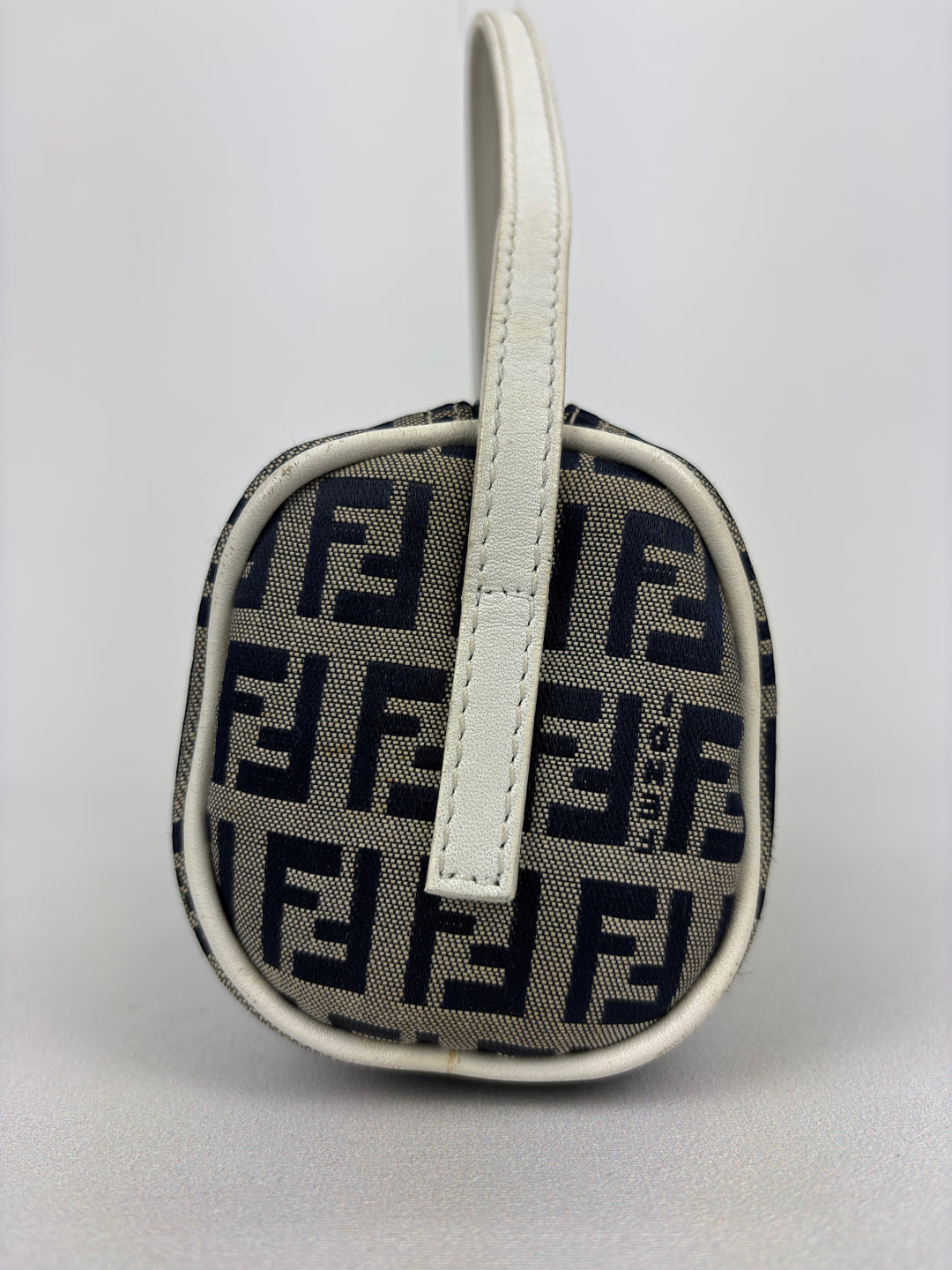 Fendi Zucchino Mini Barrel Pochette / Papillon Handbag