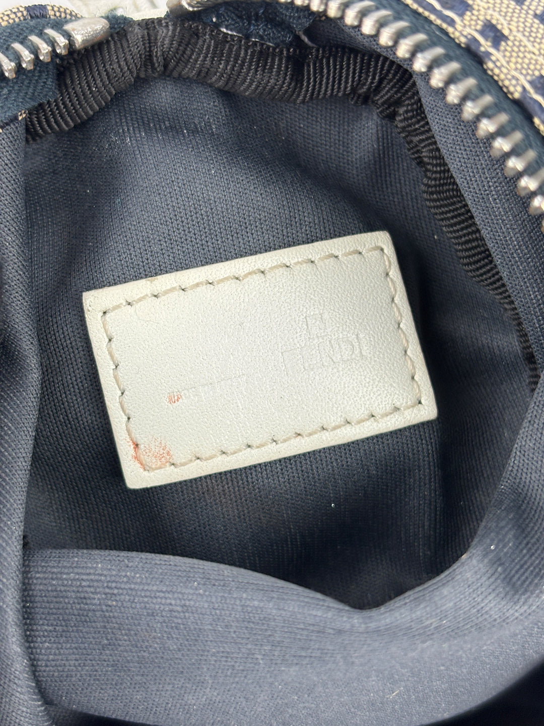 Fendi Zucchino Mini Barrel Pochette / Papillon Handbag