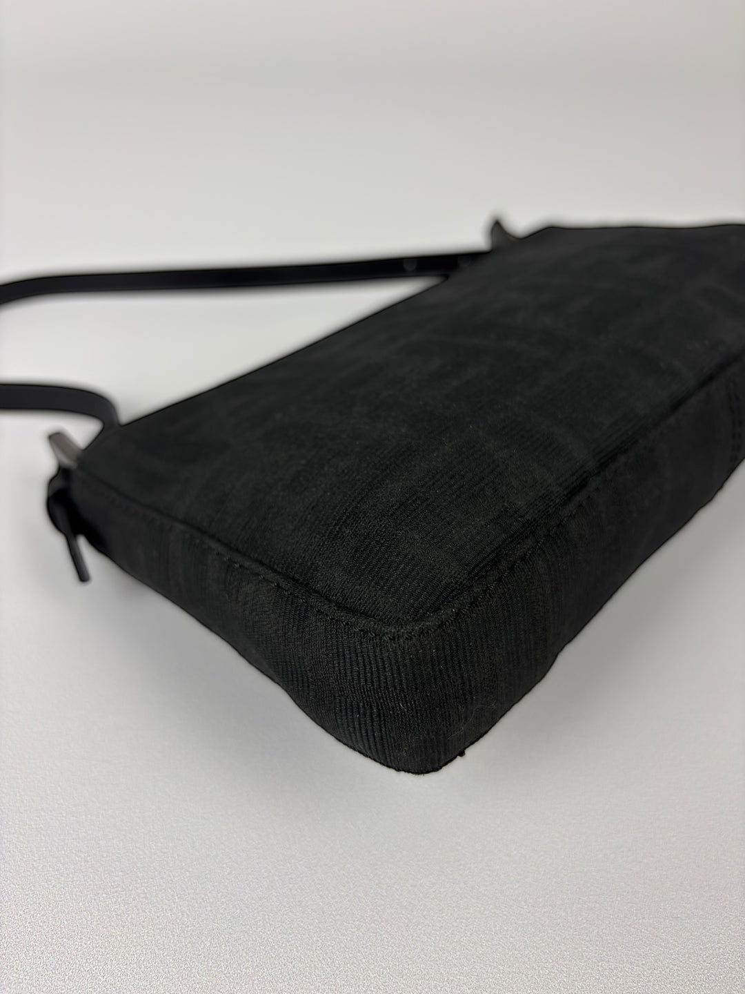 Fendi Zucca Canvas Pochette Shoulder Bag