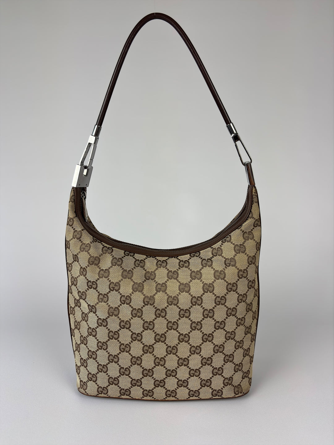 Gucci GG Canvas Hobo Shoulder Bag