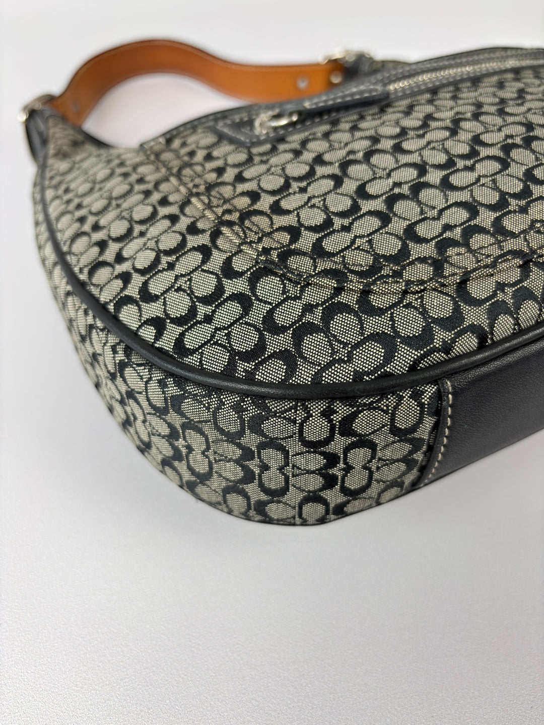 Coach Mini Signature Hobo Shoulder Bag