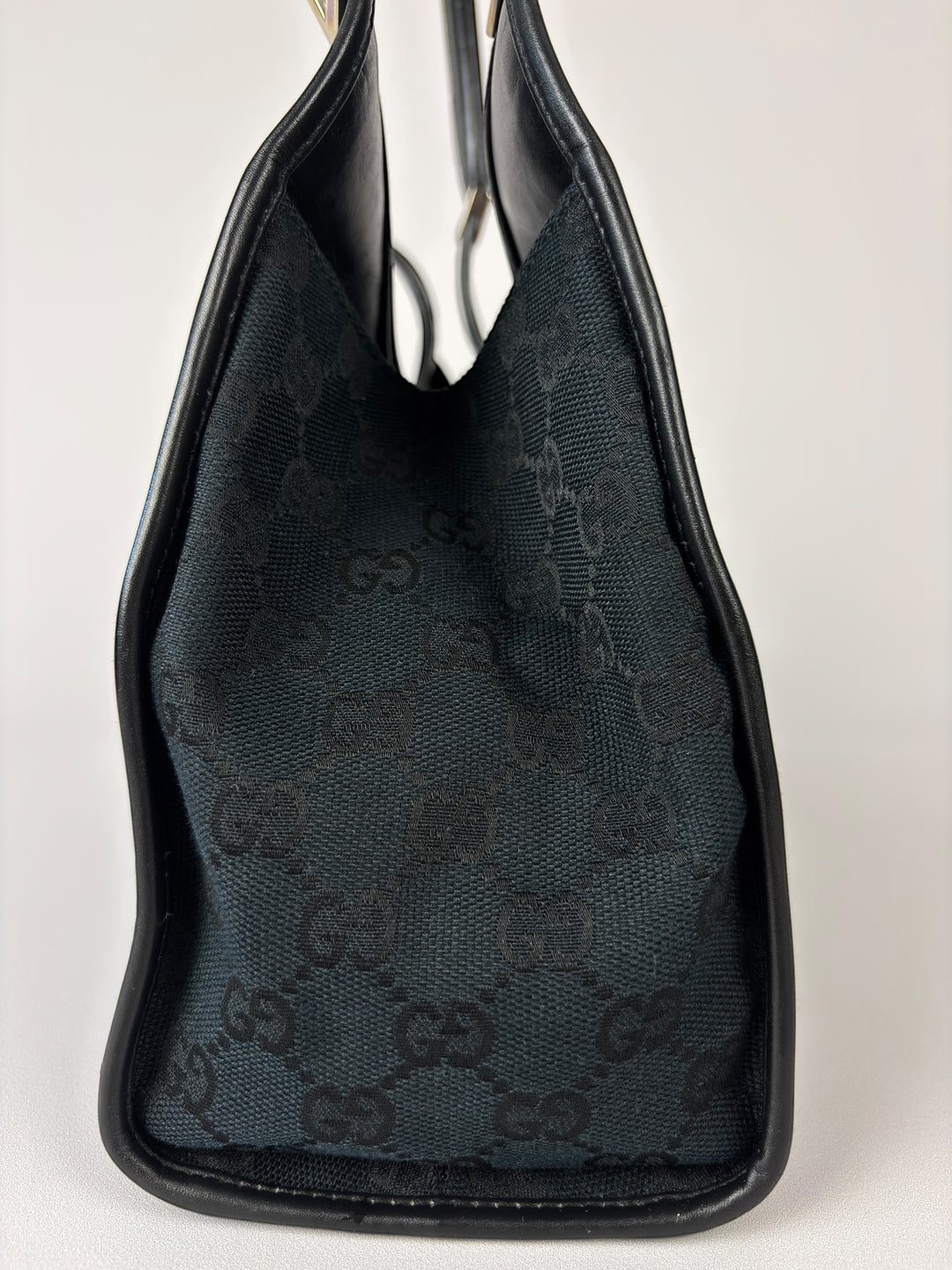 Gucci Jackie Bardot GG Canvas Shoulder Bag