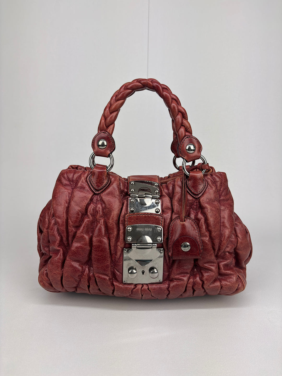 Miu Miu Matelassé Coffer Bag / Handbag