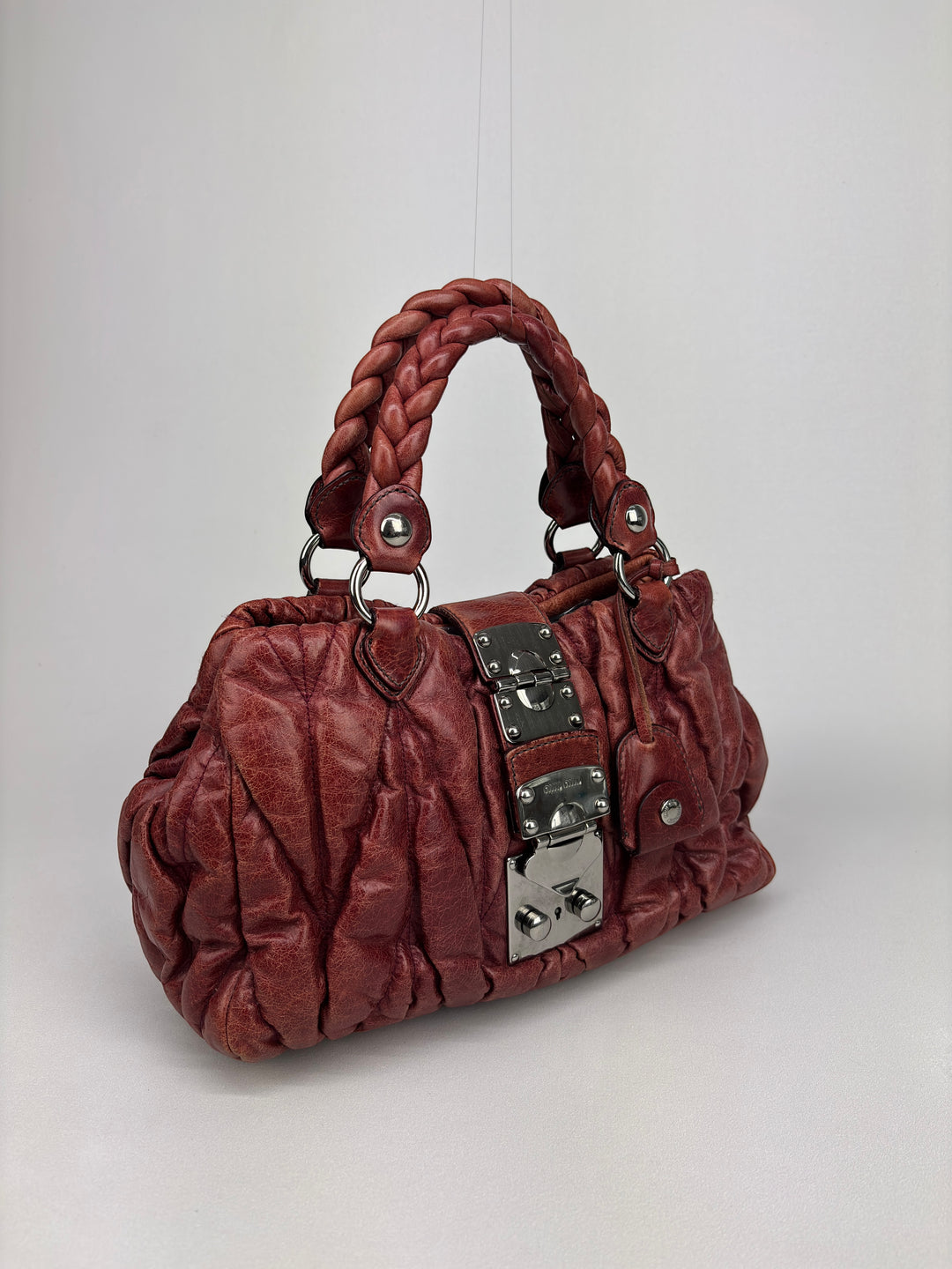 Miu Miu Matelassé Coffer Bag / Handbag