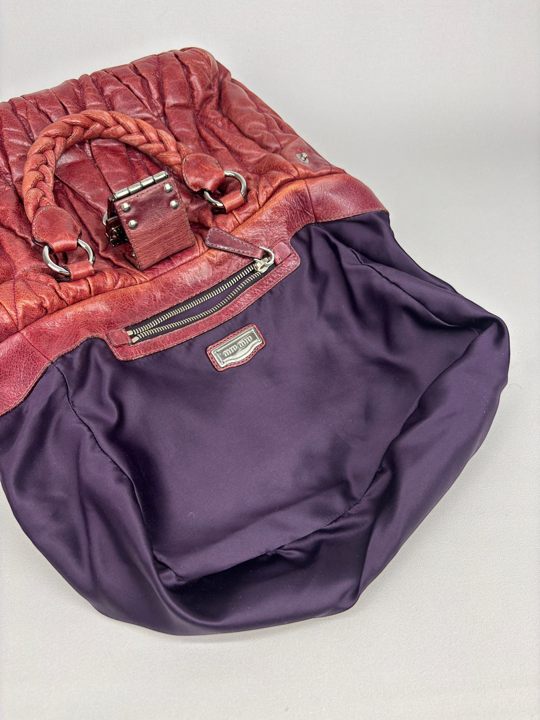 Miu Miu Matelassé Coffer Bag / Handbag