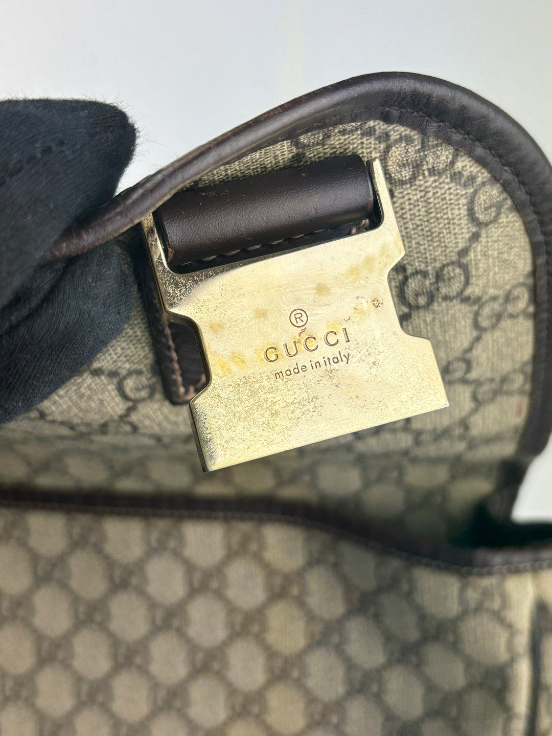 Gucci Double Clip Crossbody Bag