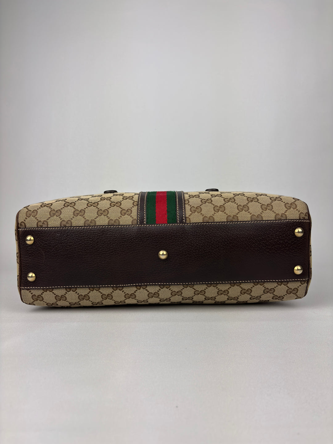 Gucci GG Canvas Web Boston Shoulder-Bag