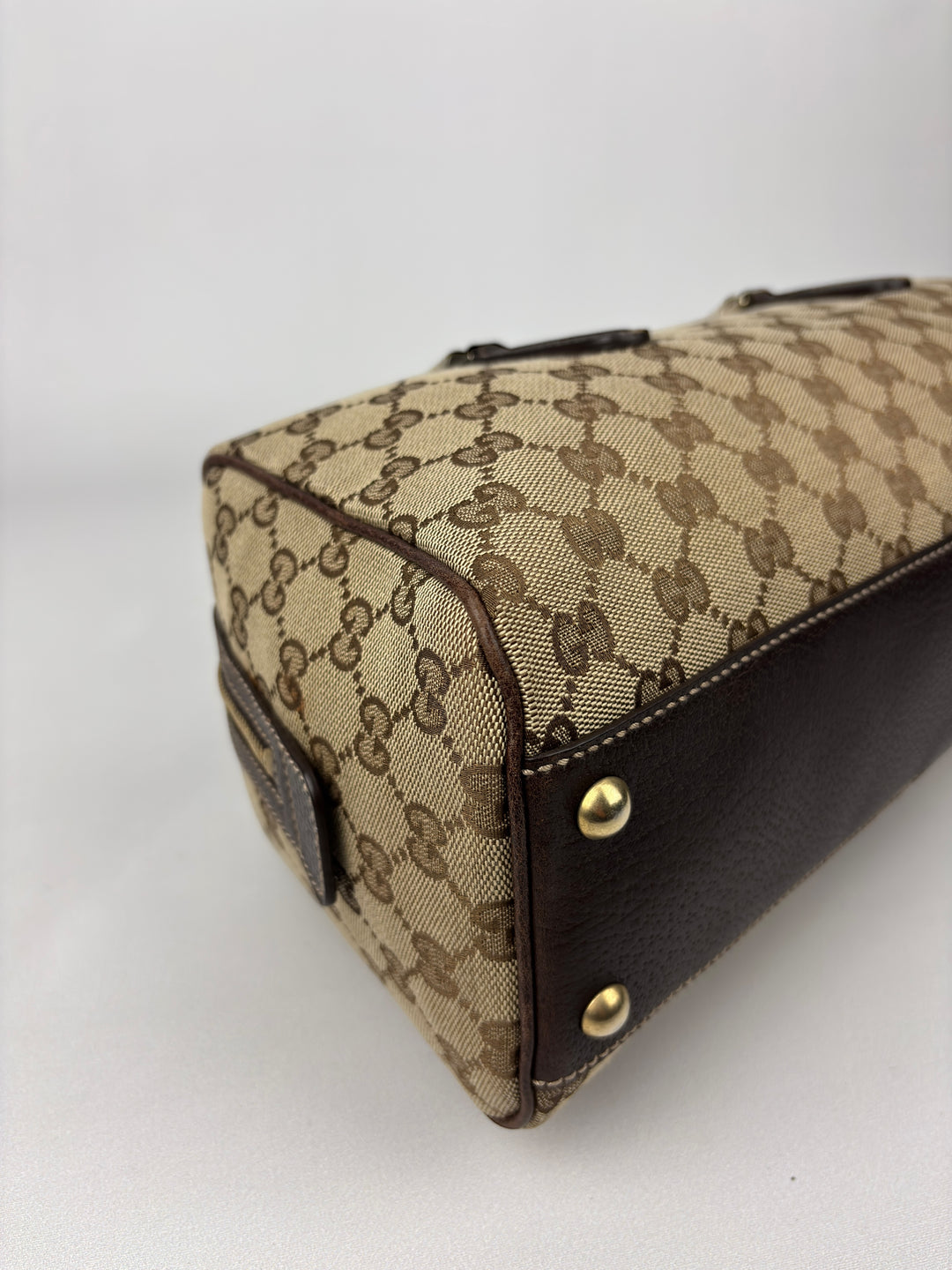 Gucci GG Canvas Web Boston Shoulder-Bag
