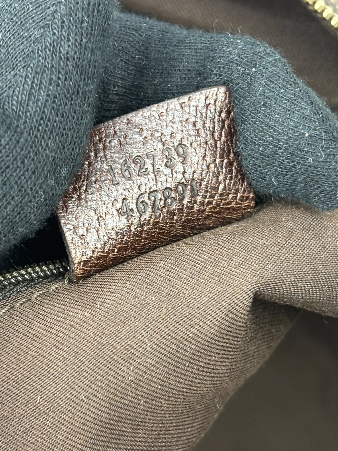 Gucci GG Canvas Web Boston Shoulder-Bag