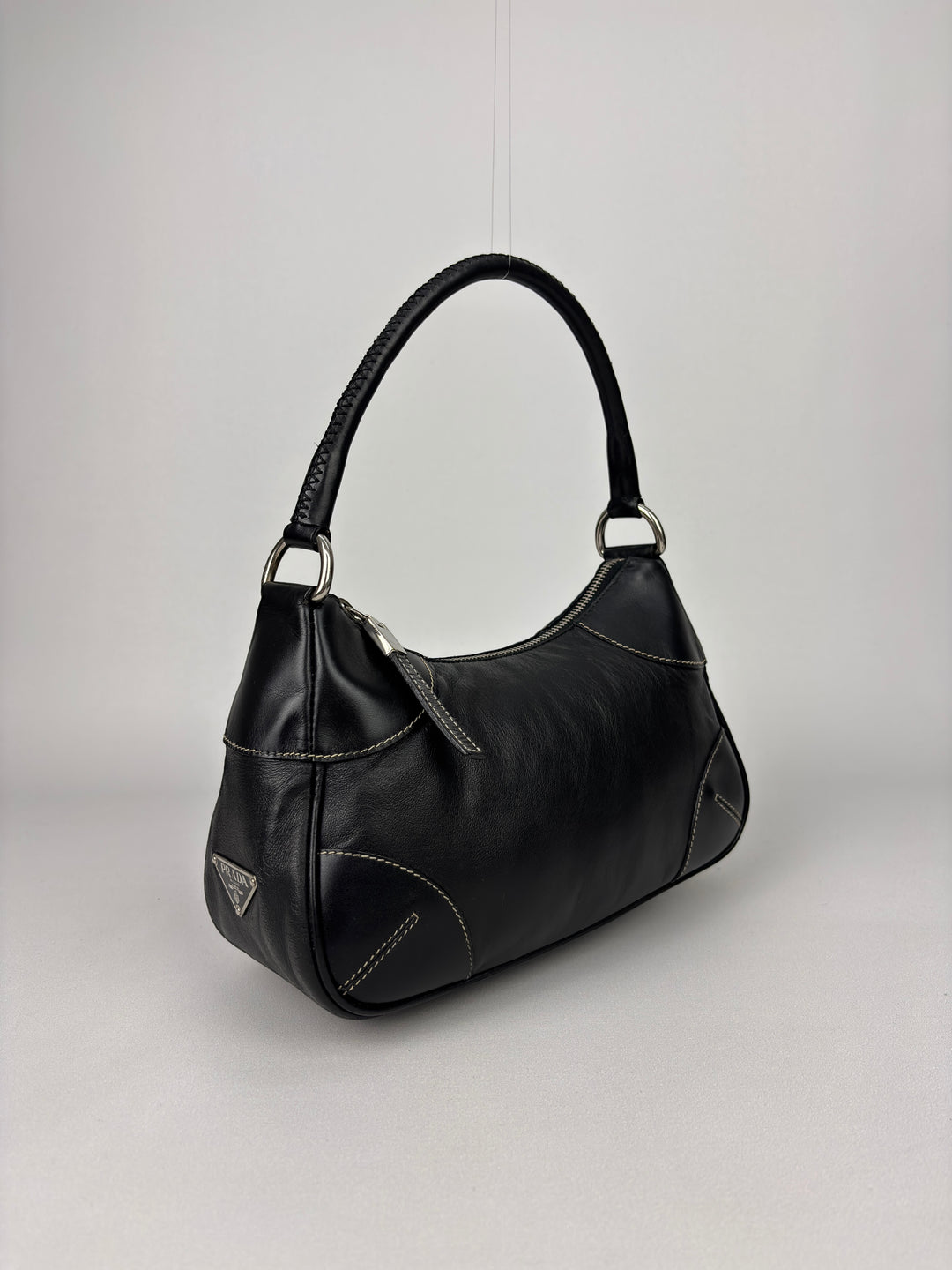 Prada Patent Leather Hobo / Shoulder-Bag