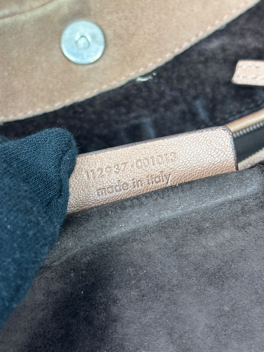 Yves Saint Laurent Ruffle Suede Shoulder-Bag