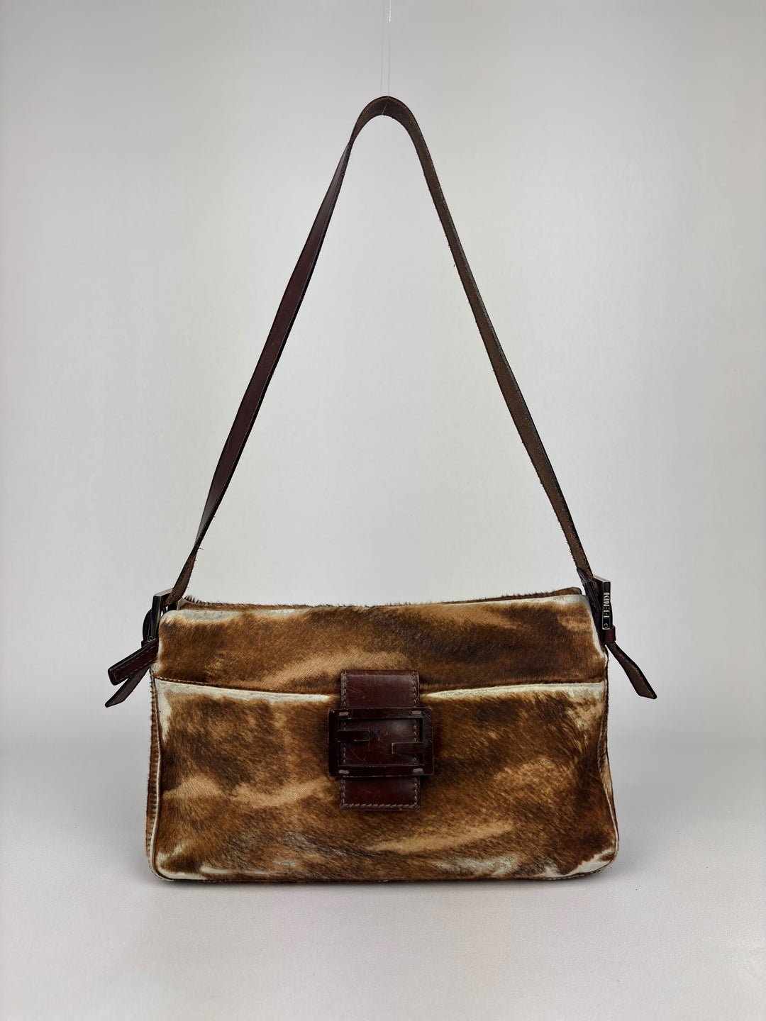 Fendi Baguette Pony Haircalf Shoulder-Bag