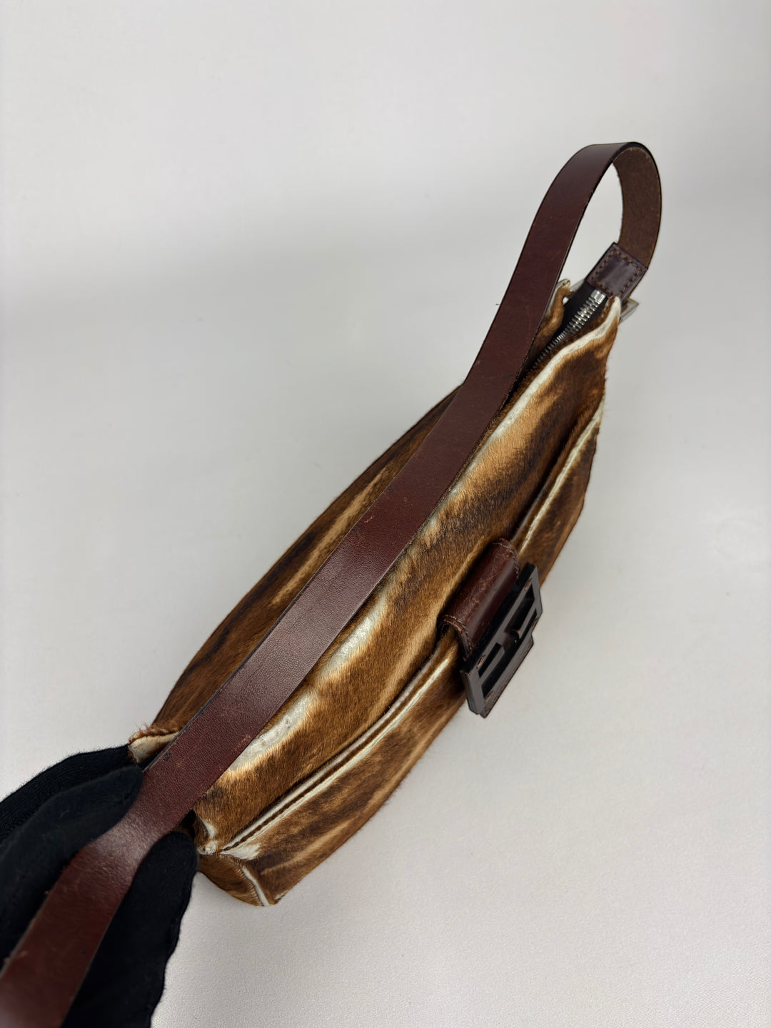 Fendi Baguette Pony Haircalf Shoulder-Bag