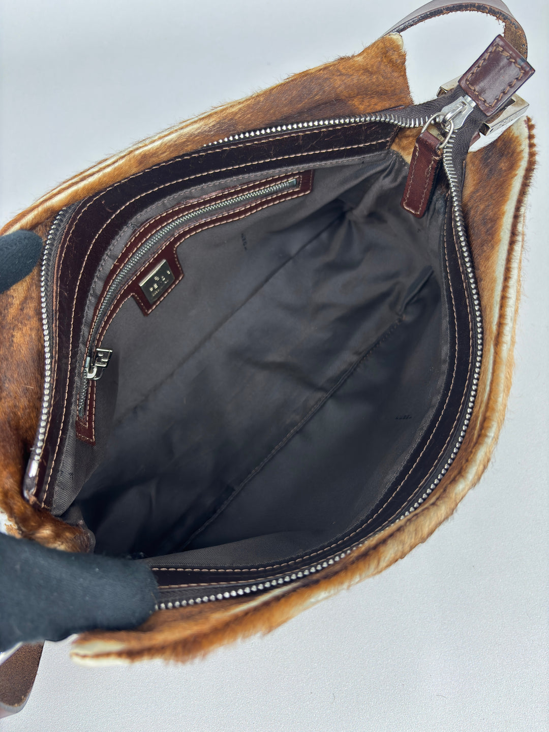 Fendi Baguette Pony Haircalf Shoulder-Bag