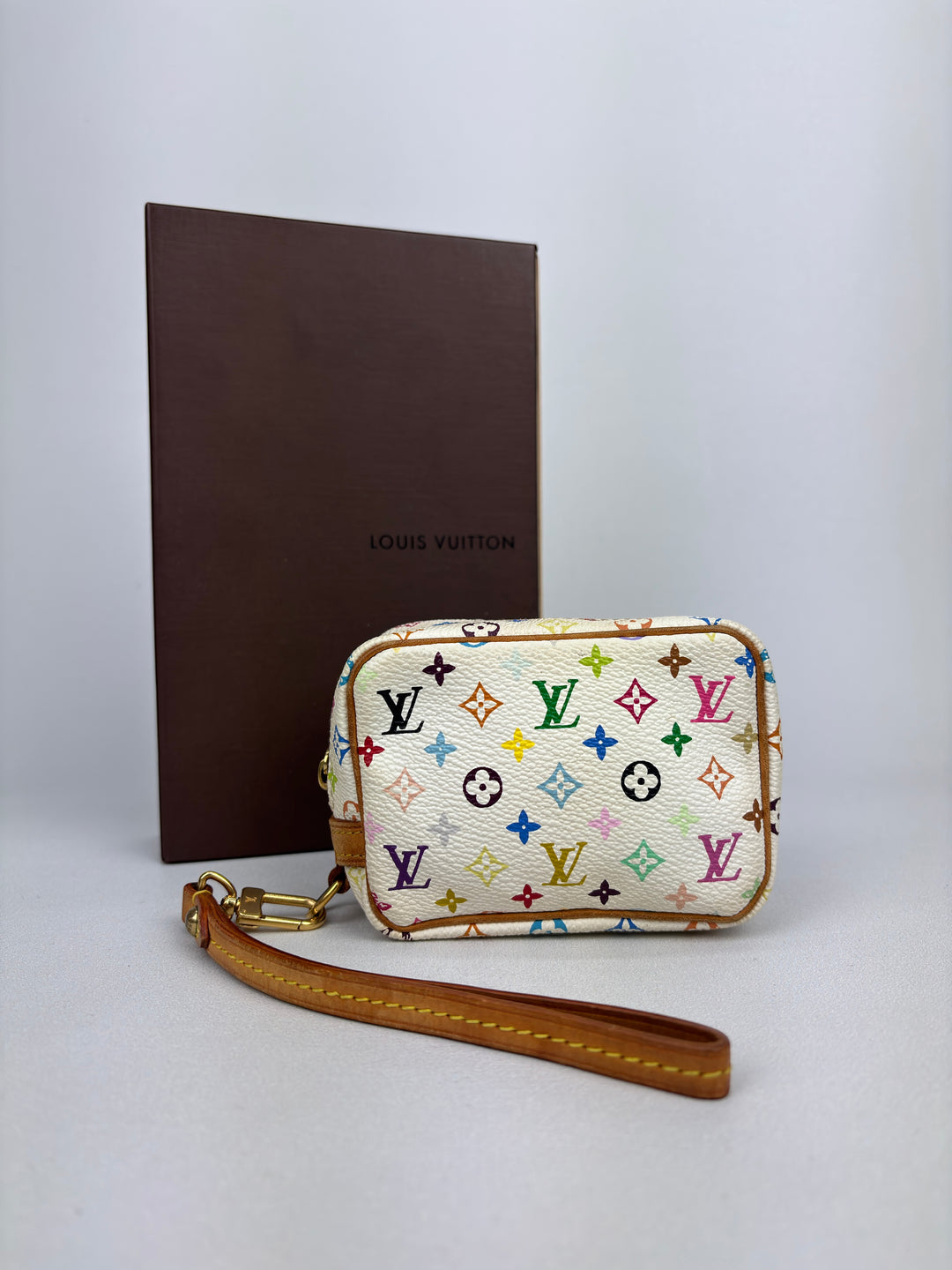 Louis Vuitton Wapity Trousse Murakami Multicolore Pouch Clutch