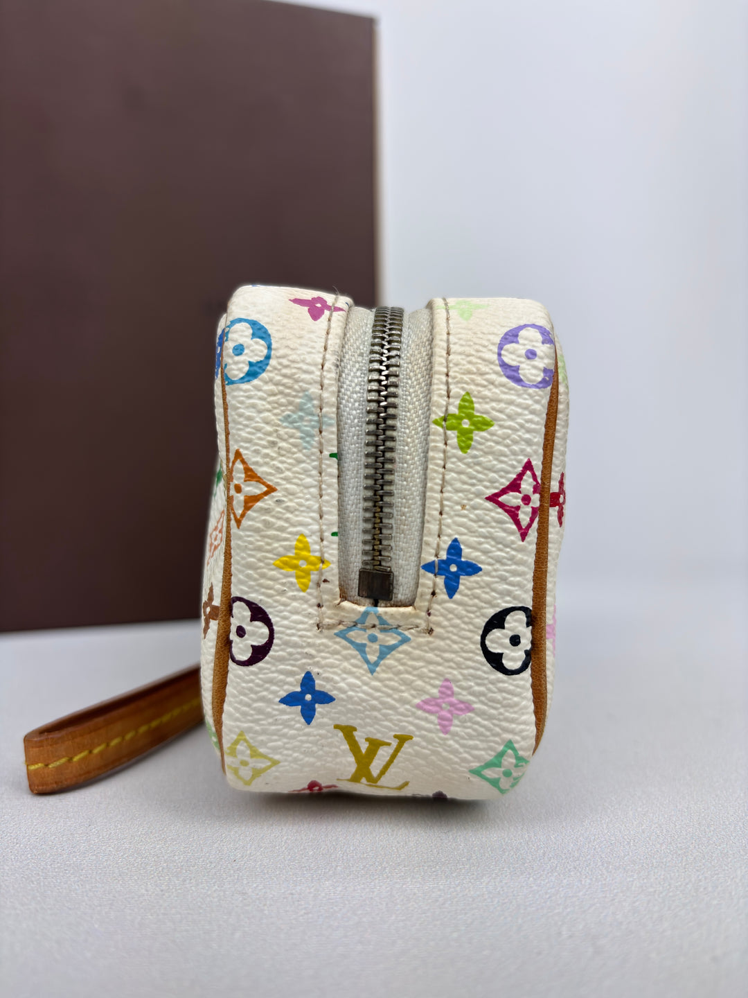 Louis Vuitton Wapity Trousse Murakami Multicolore Pouch Clutch