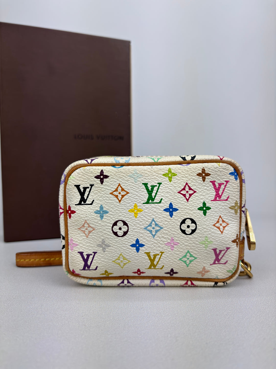 Louis Vuitton Wapity Trousse Murakami Multicolore Pouch Clutch