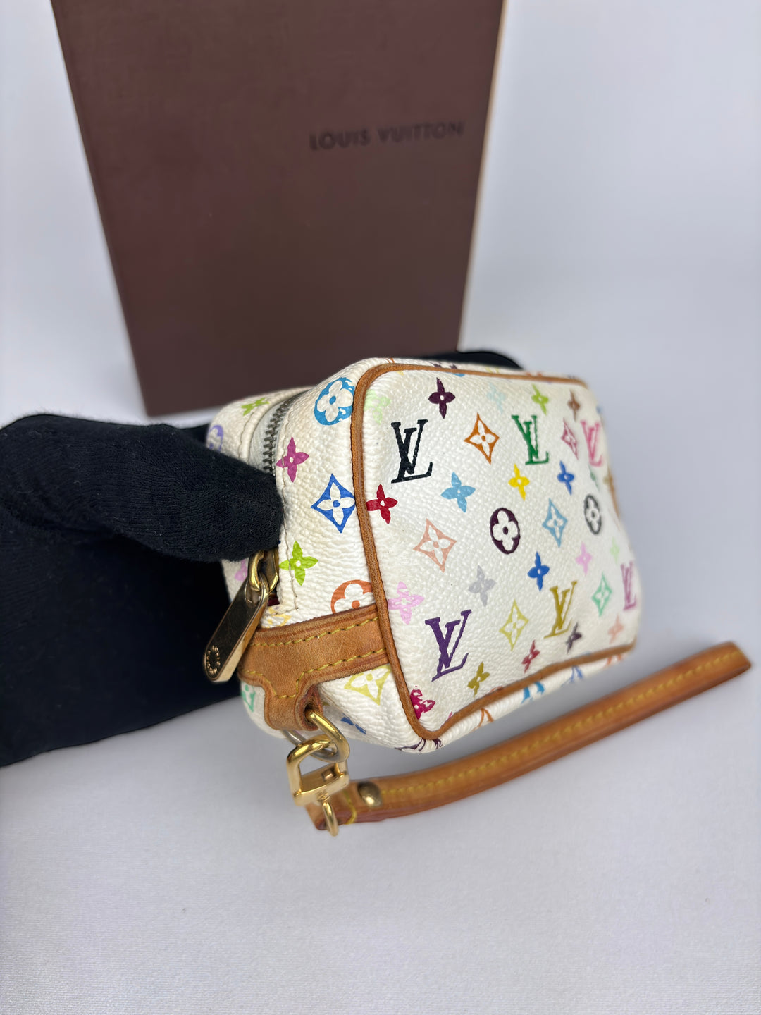 Louis Vuitton Wapity Trousse Murakami Multicolore Pouch Clutch