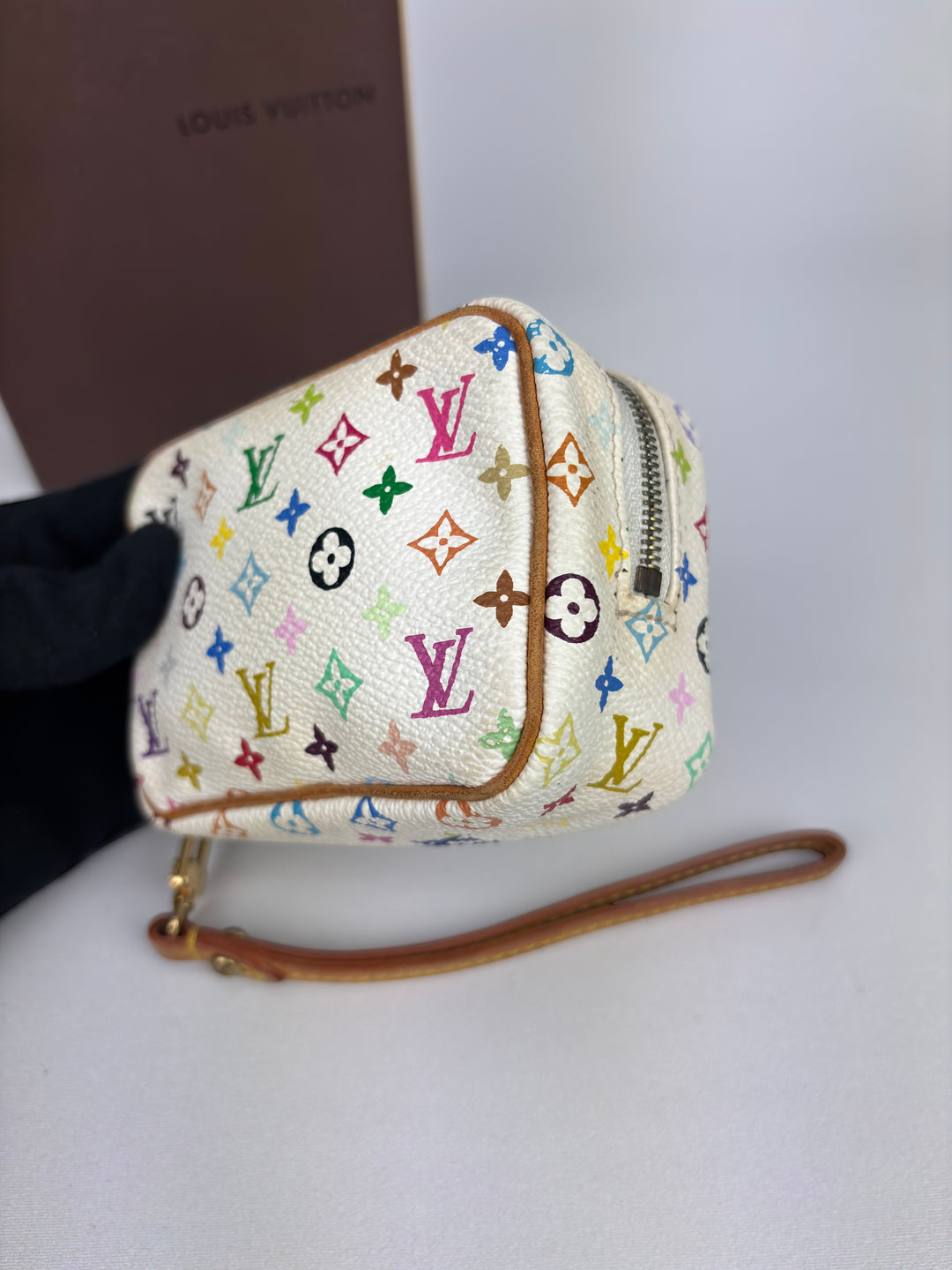 Louis Vuitton Wapity Trousse Murakami Multicolore Pouch Clutch