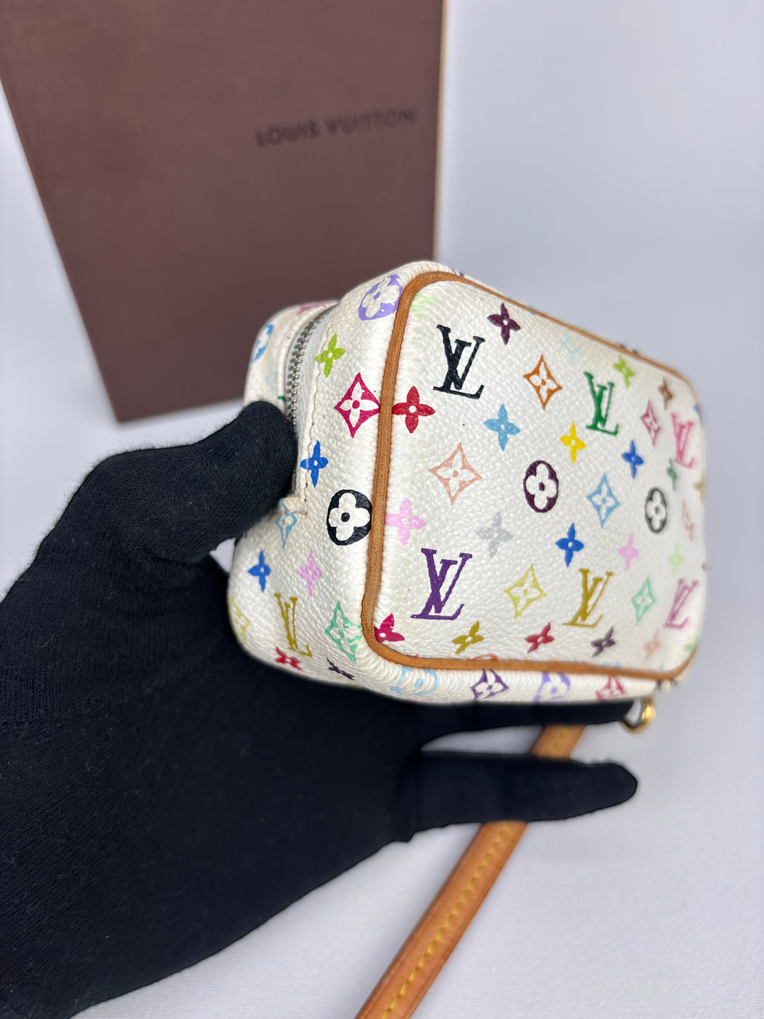 Louis Vuitton Wapity Trousse Murakami Multicolore Pouch Clutch