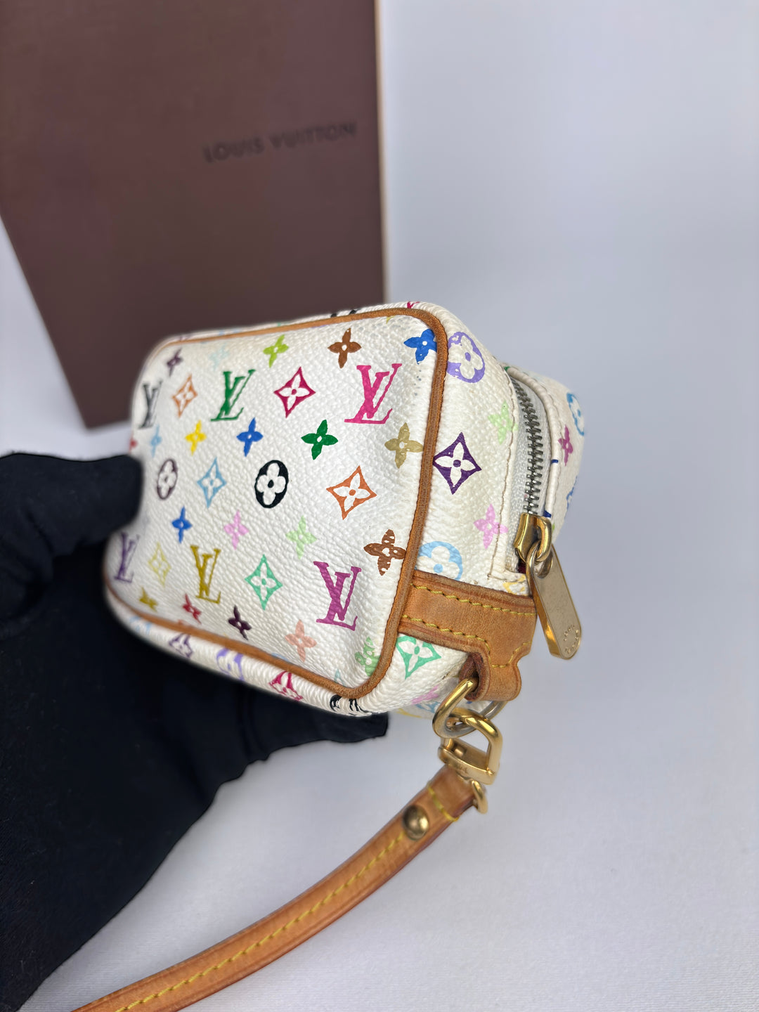 Louis Vuitton Wapity Trousse Murakami Multicolore Pouch Clutch