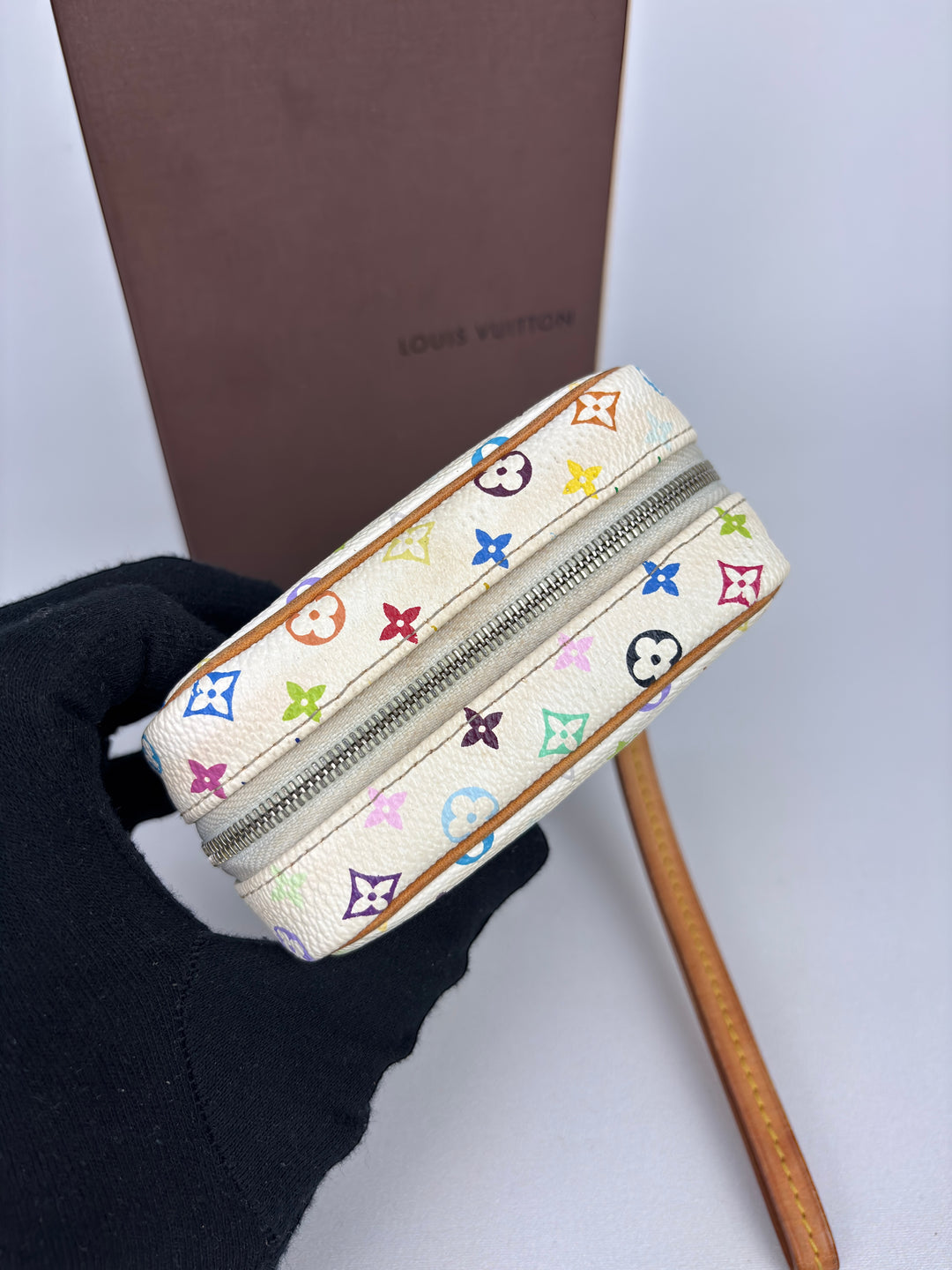 Louis Vuitton Wapity Trousse Murakami Multicolore Pouch Clutch