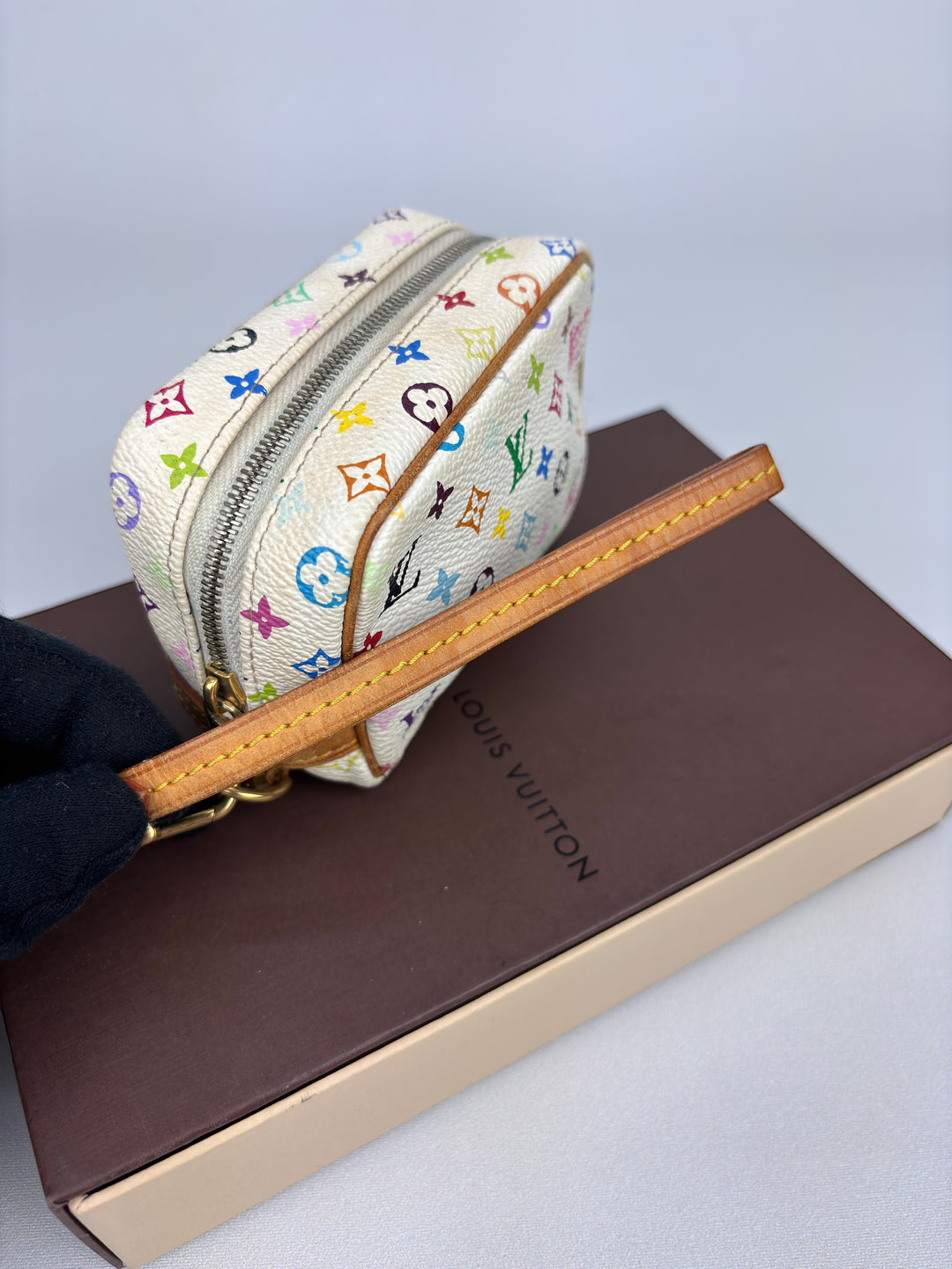 Louis Vuitton Wapity Trousse Murakami Multicolore Pouch Clutch