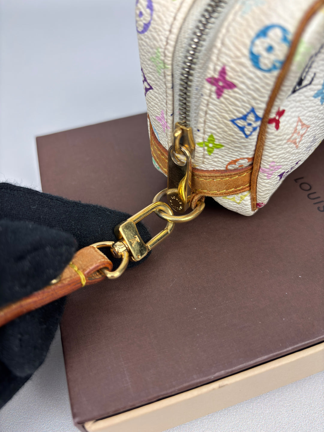 Louis Vuitton Wapity Trousse Murakami Multicolore Pouch Clutch