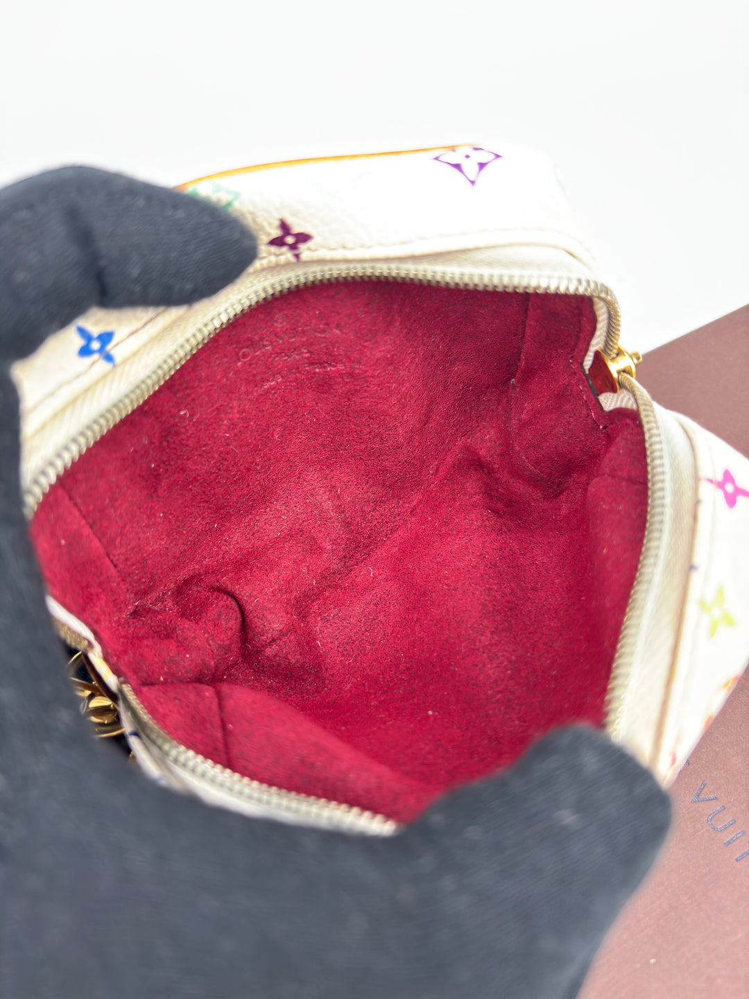 Louis Vuitton Wapity Trousse Murakami Multicolore Pouch Clutch