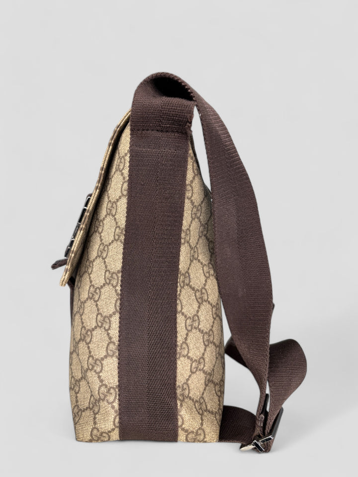 vintage gucci herren Umhängetasche beige, second hand gucci crossbody bag men 