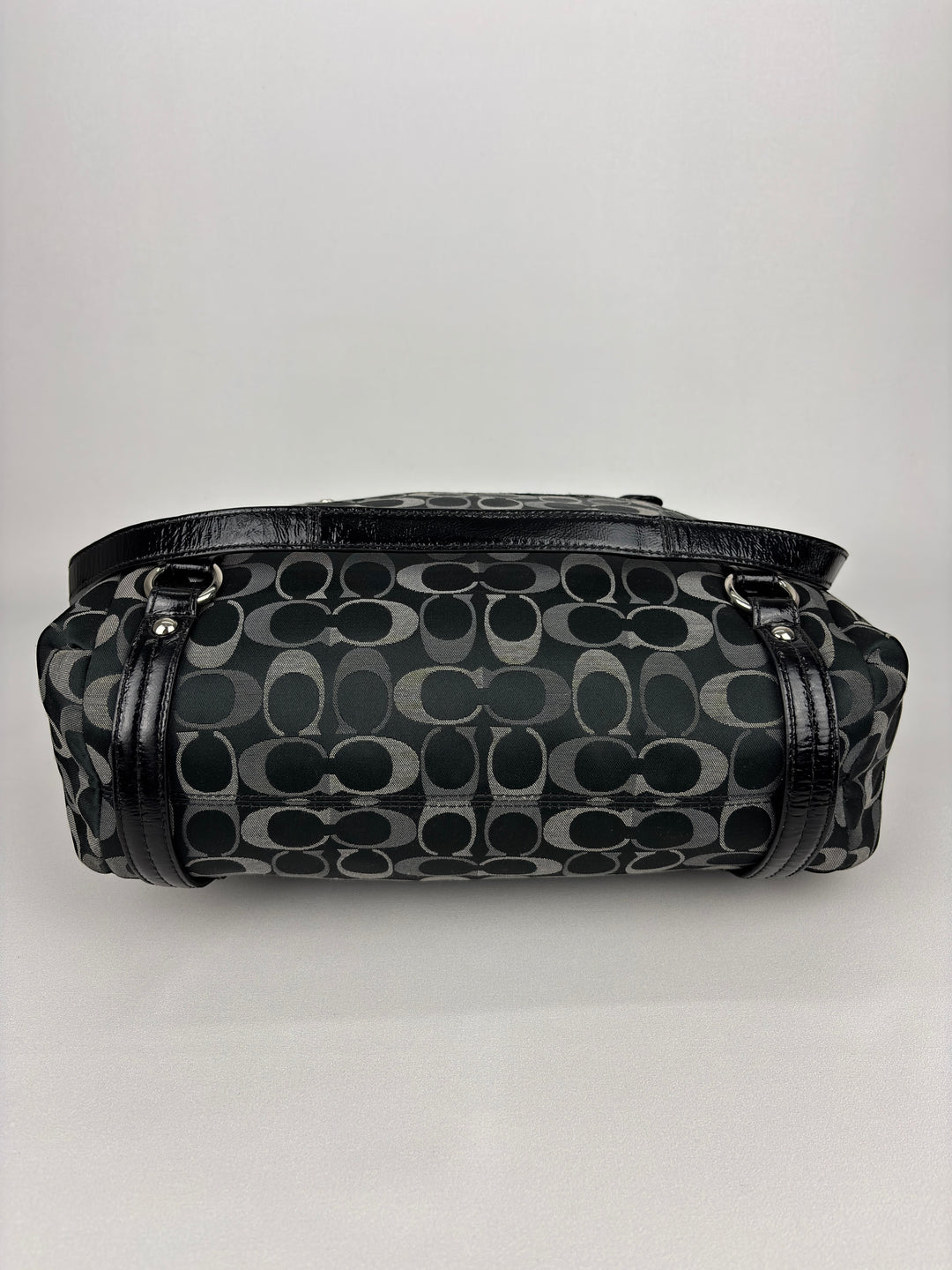 Coach Signature Stripe Convertible Tote / Shoulder / Crossbody-Bag