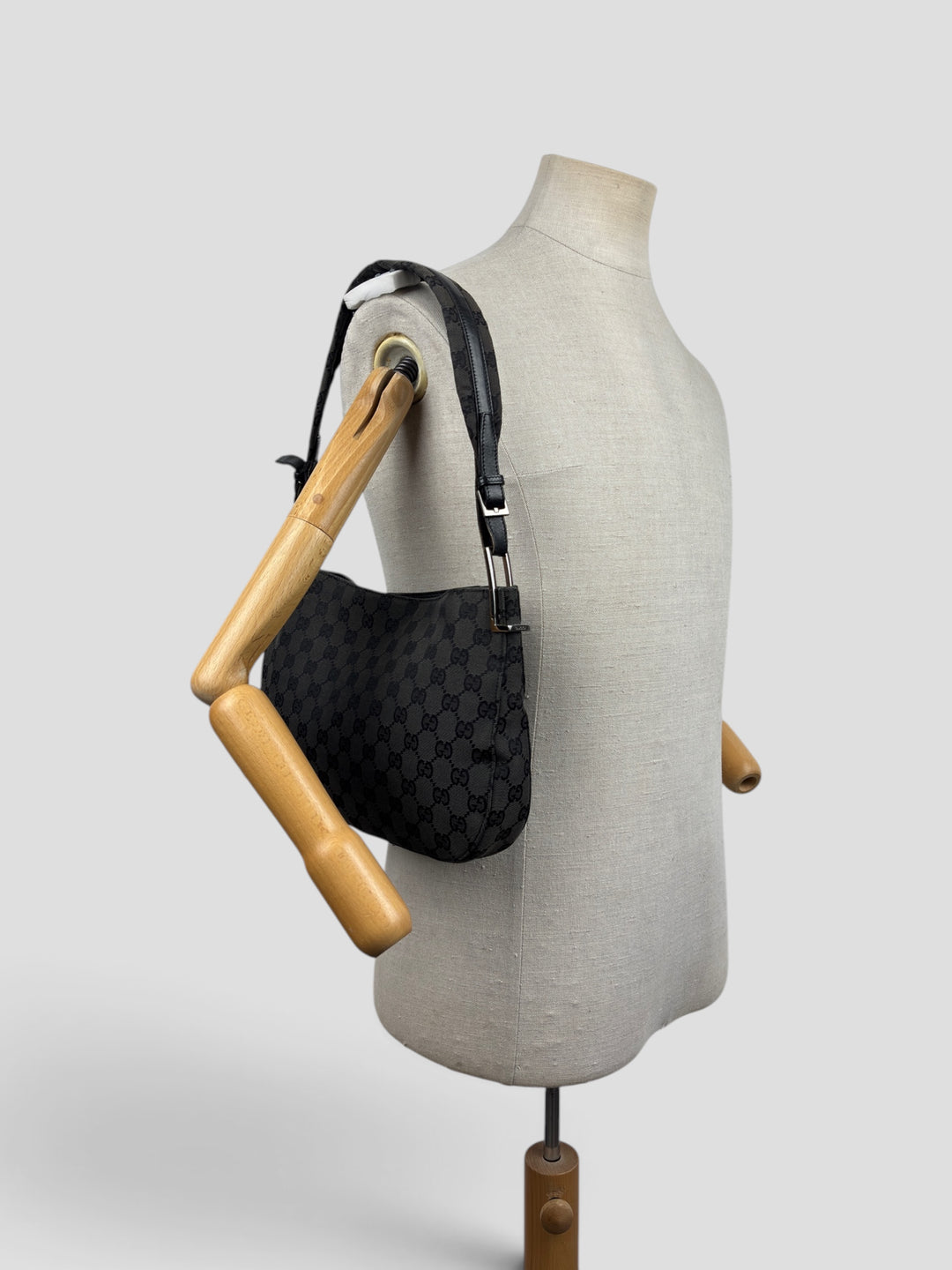 Gucci GG Canvas Baguette Hobo / Shoulder-Bag