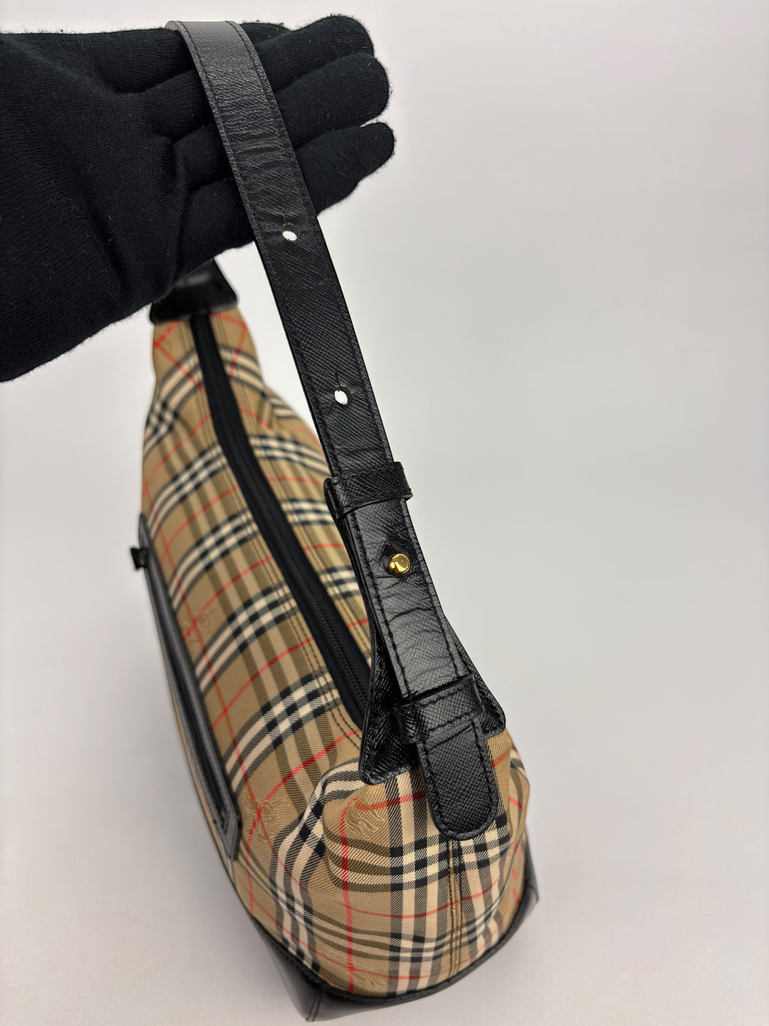 Burberry Nova Check Hobo / Shoulder-Bag