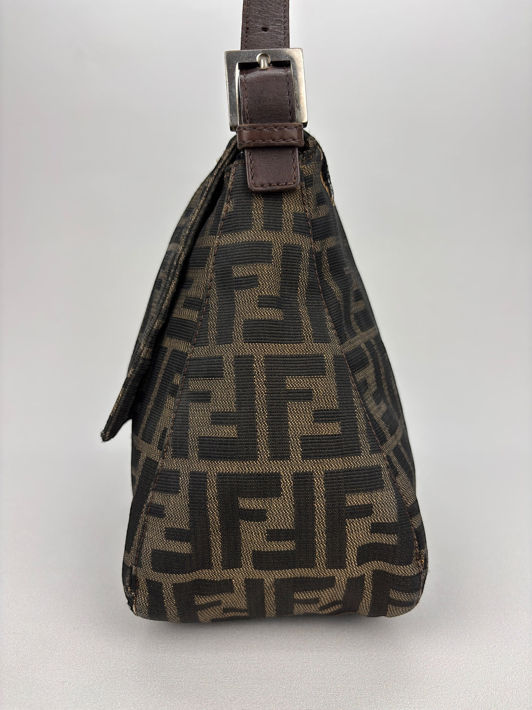 Fendi Mamma Baguette Zucca Canvas Shoulder-Bag