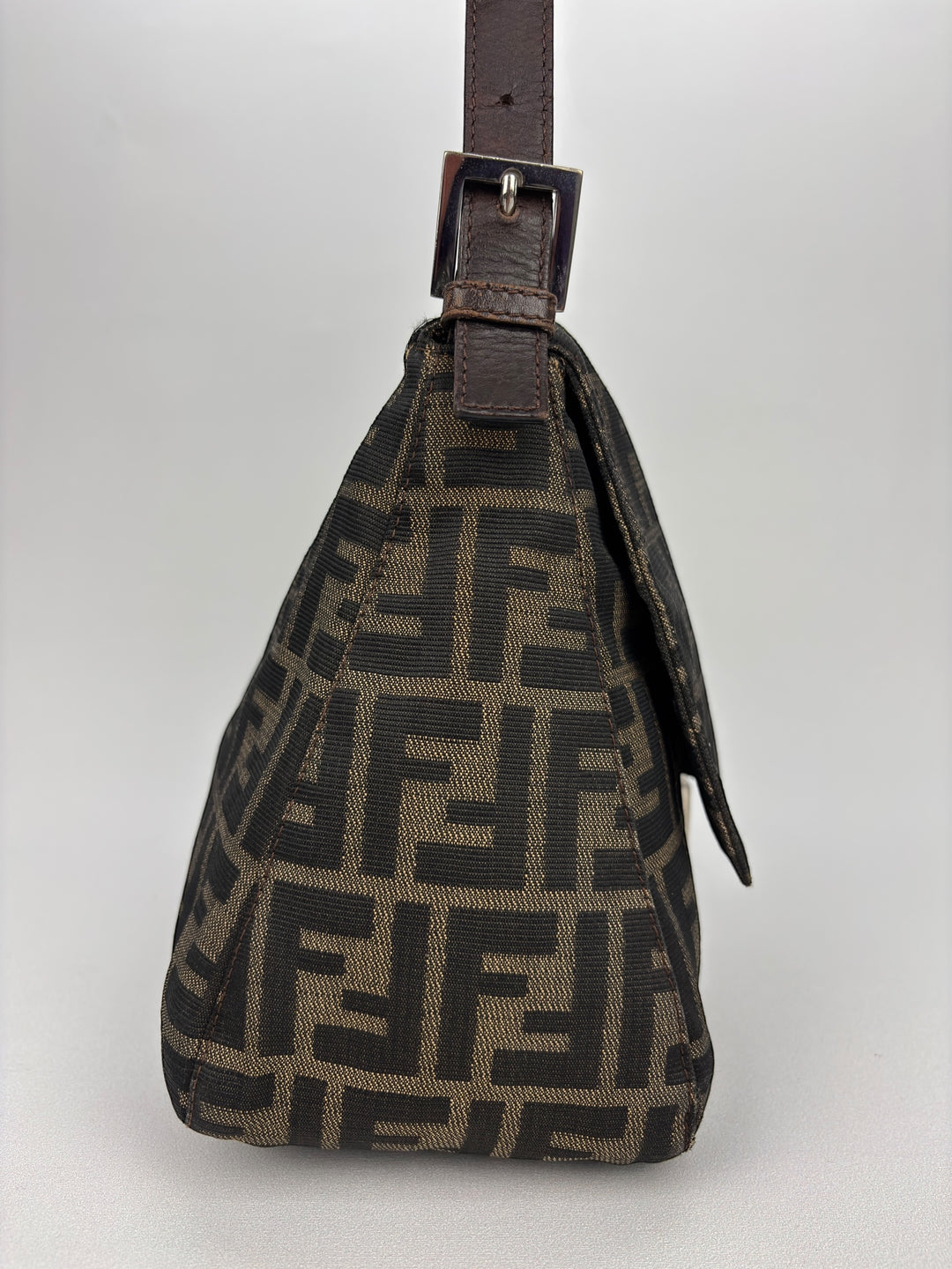 Fendi Mamma Baguette Zucca Canvas Shoulder-Bag
